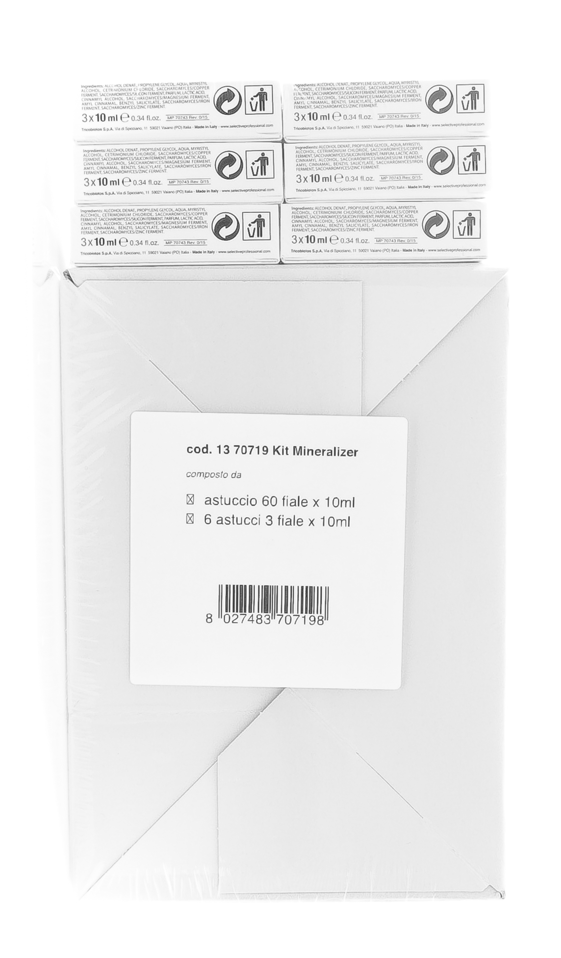 Селектив Mасло минеральное, 78 ампул х 10 мл (Selective, Artistic Flair Line) фото 3