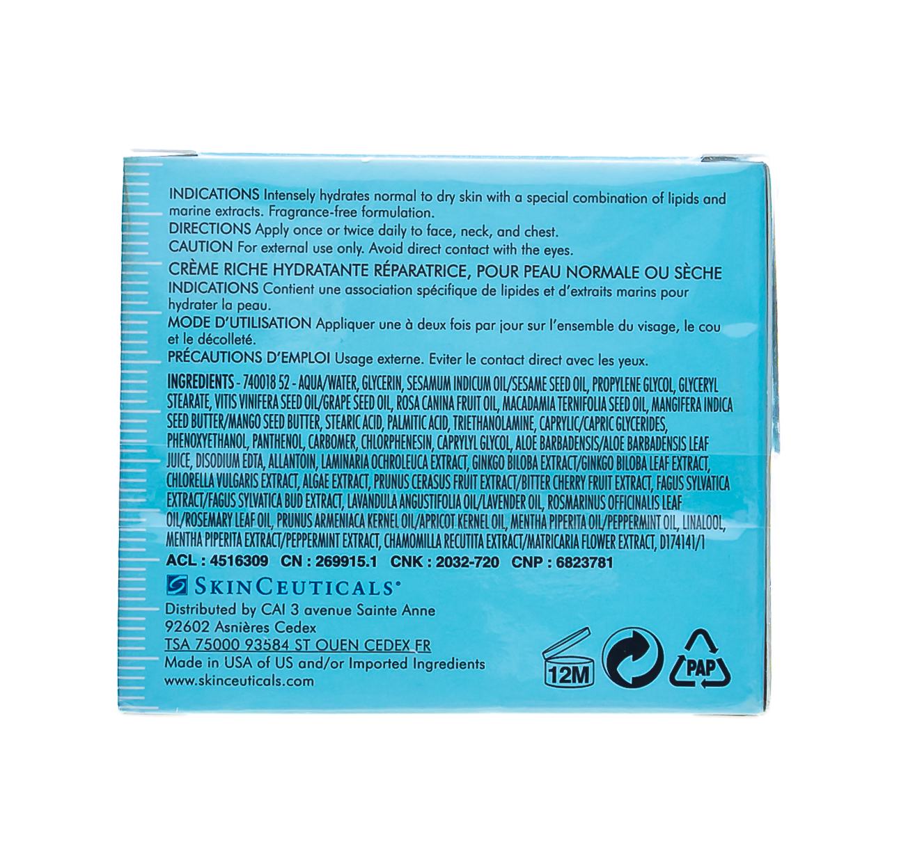 СкинСьютикалс Насыщенное увлажняющее средство Emolliance, 60 мл (SkinCeuticals, Увлажнение) фото 2