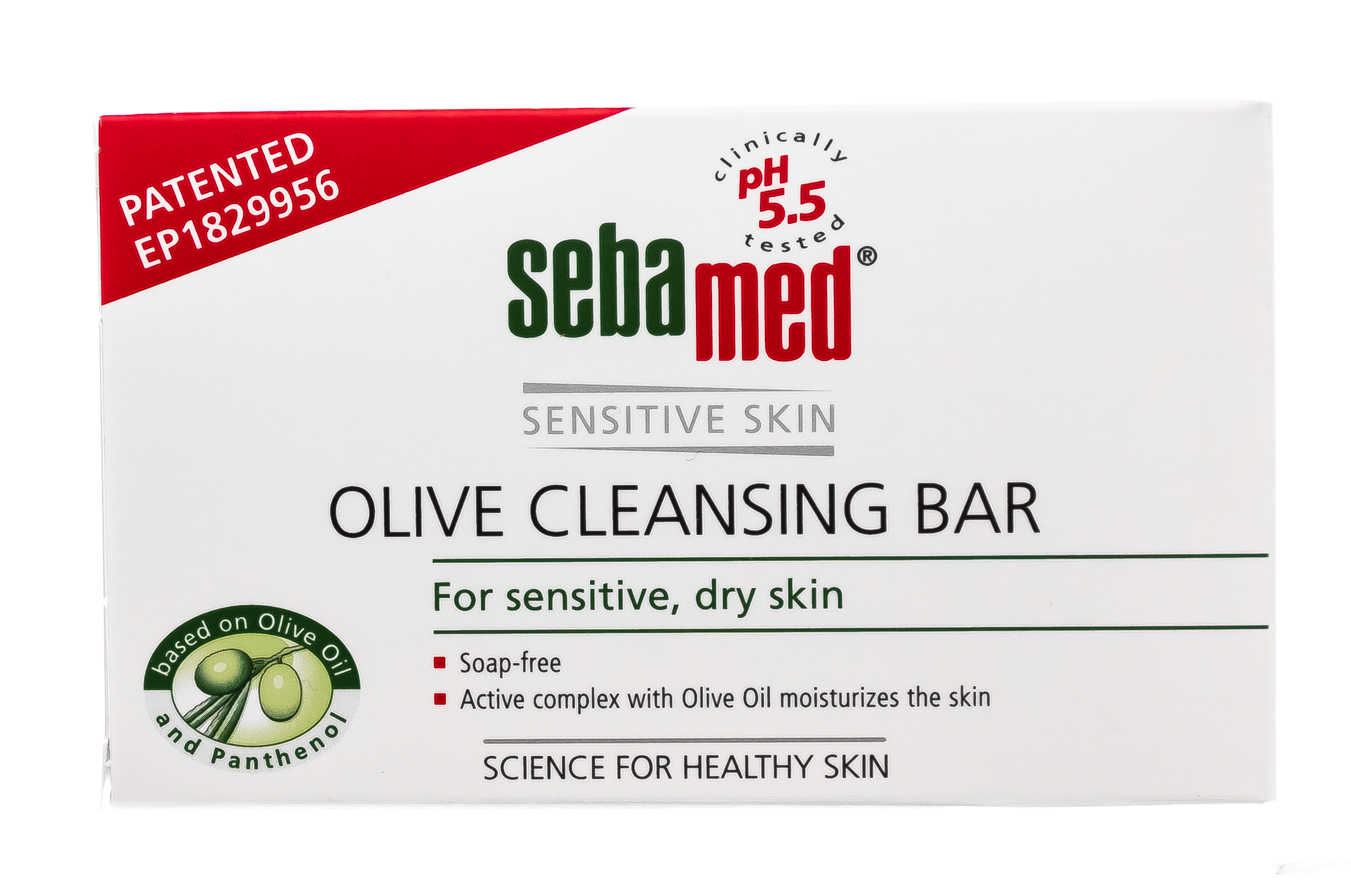 Себамед Мыло для лица оливковое Sensitive Skin olive cleansing bar 150 гр. (Sebamed, Sensitive Skin) фото 1