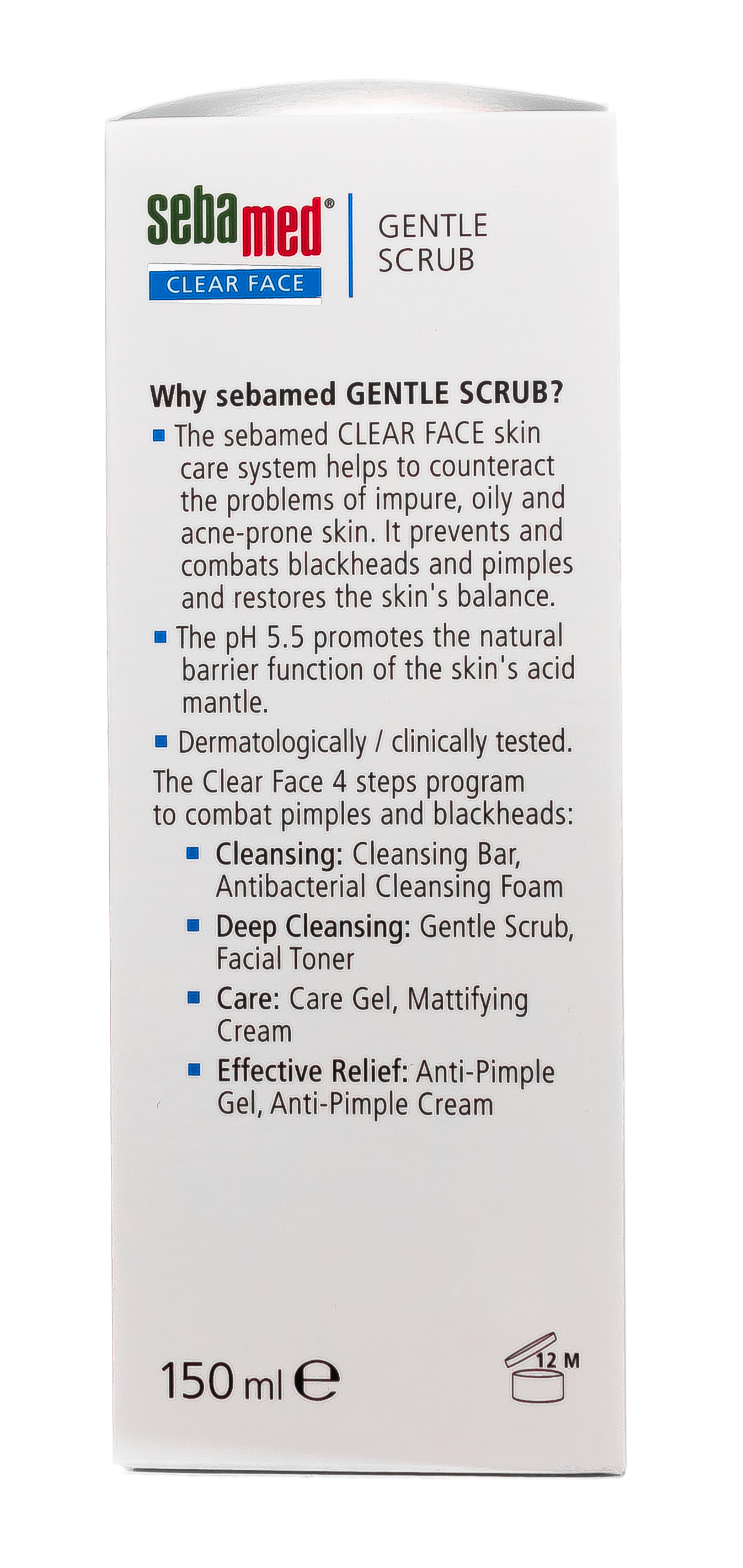 Себамед Скраб для лица мягкий Clear Face Gentle Scrub 150 мл (Sebamed, Clear Face) Себамед Скраб для лица мягкий Clear Face Gentle Scrub 150 мл (Sebamed, Clear Face) фото 3