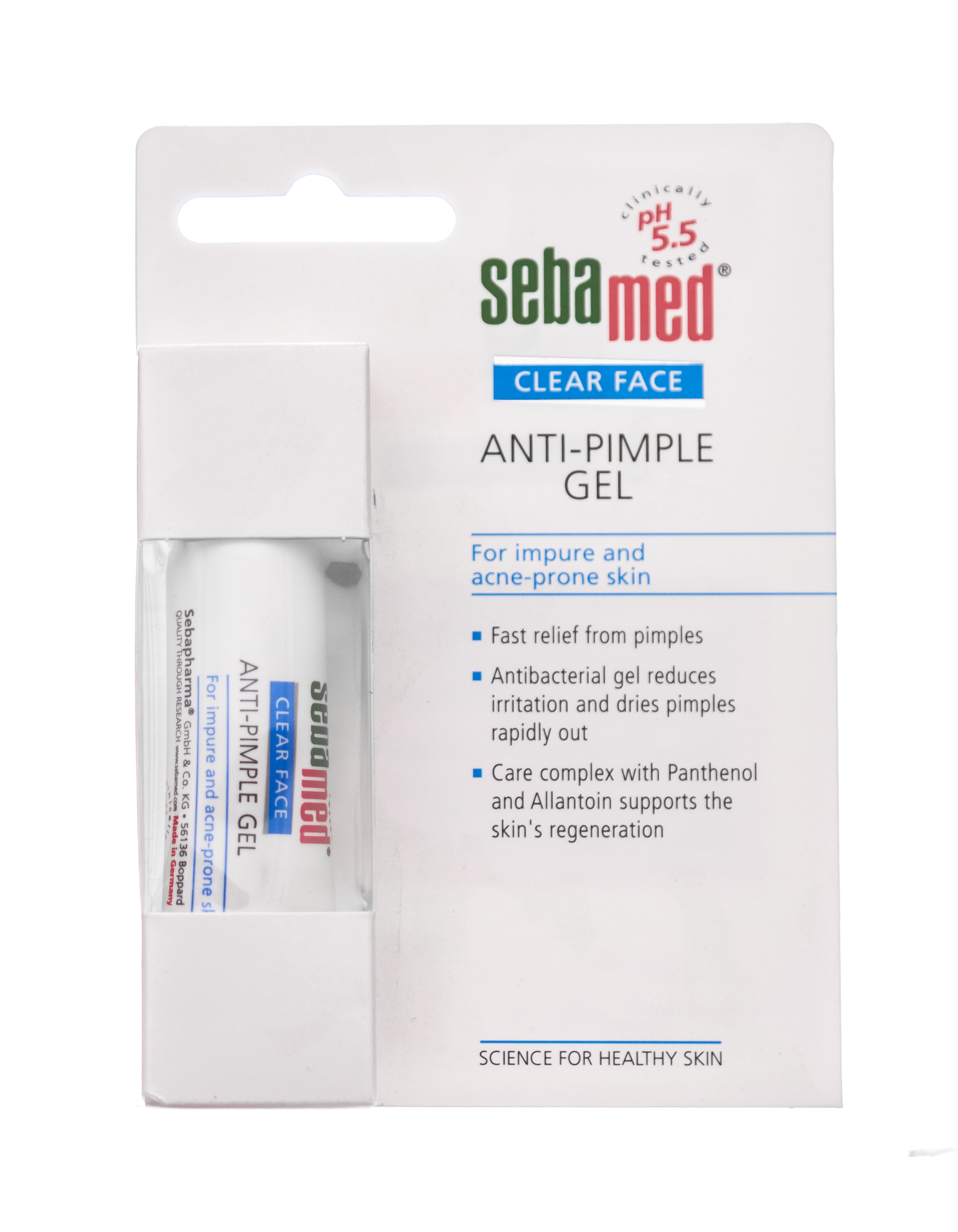 Себамед Гель для лица против несовершенств Clear Face Anti-Pimple Gel 10 мл (Sebamed, Clear Face) фото 1