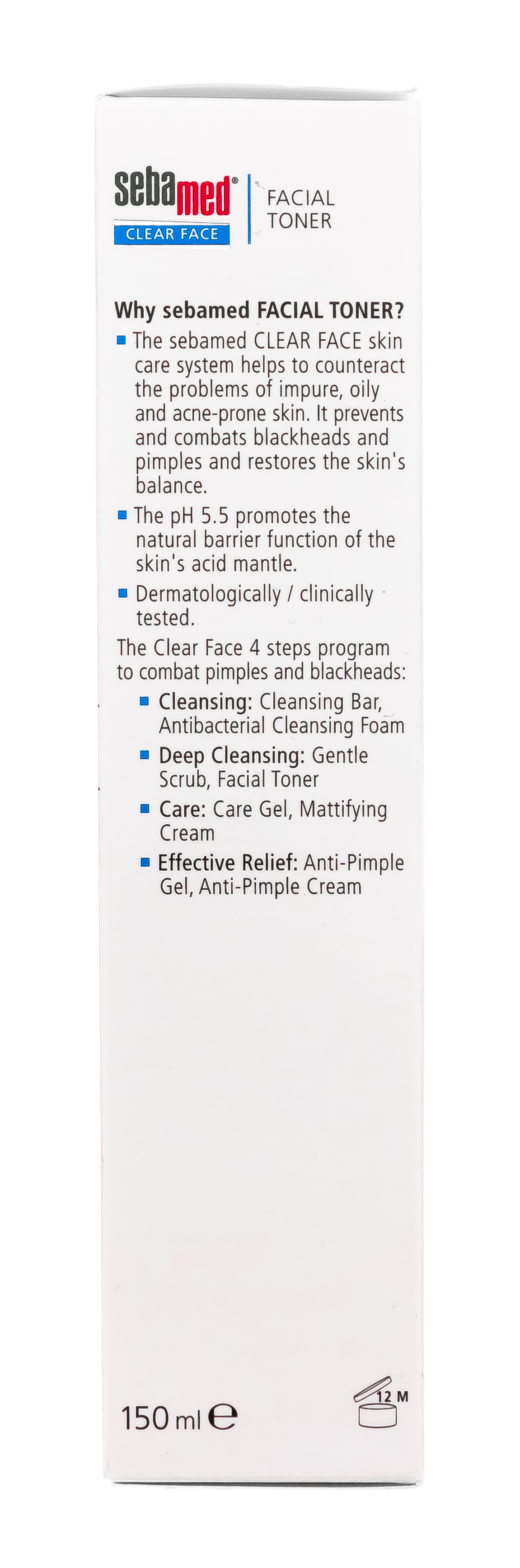 Себамед Тоник для лица Clear Face Facial Toner 150 мл (Sebamed, Clear Face) фото 6