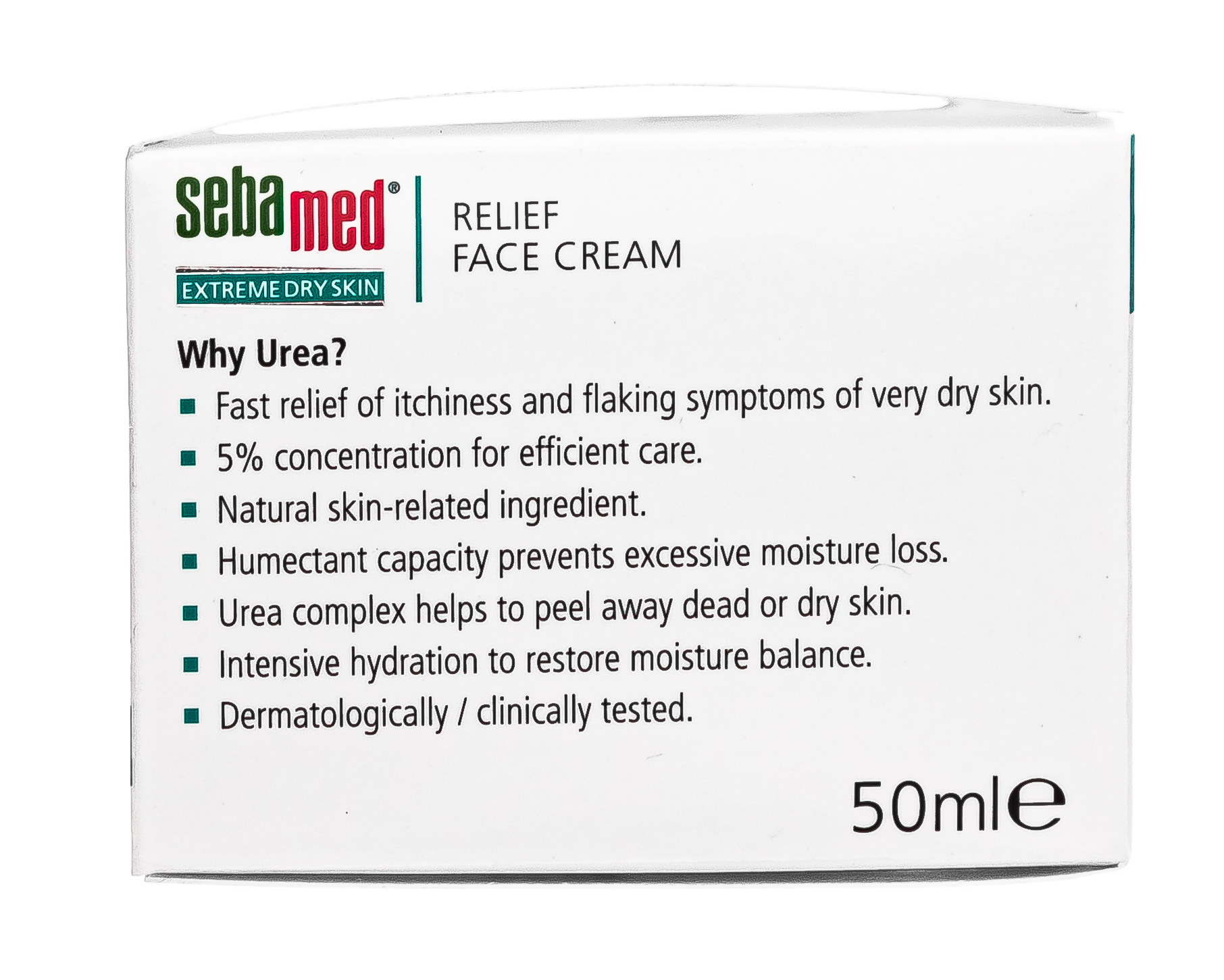 Себамед Крем для лица Extreme Dry Skin Relief face cream 5 % urea 50 мл (Sebamed, Extreme Dry Skin) фото 5