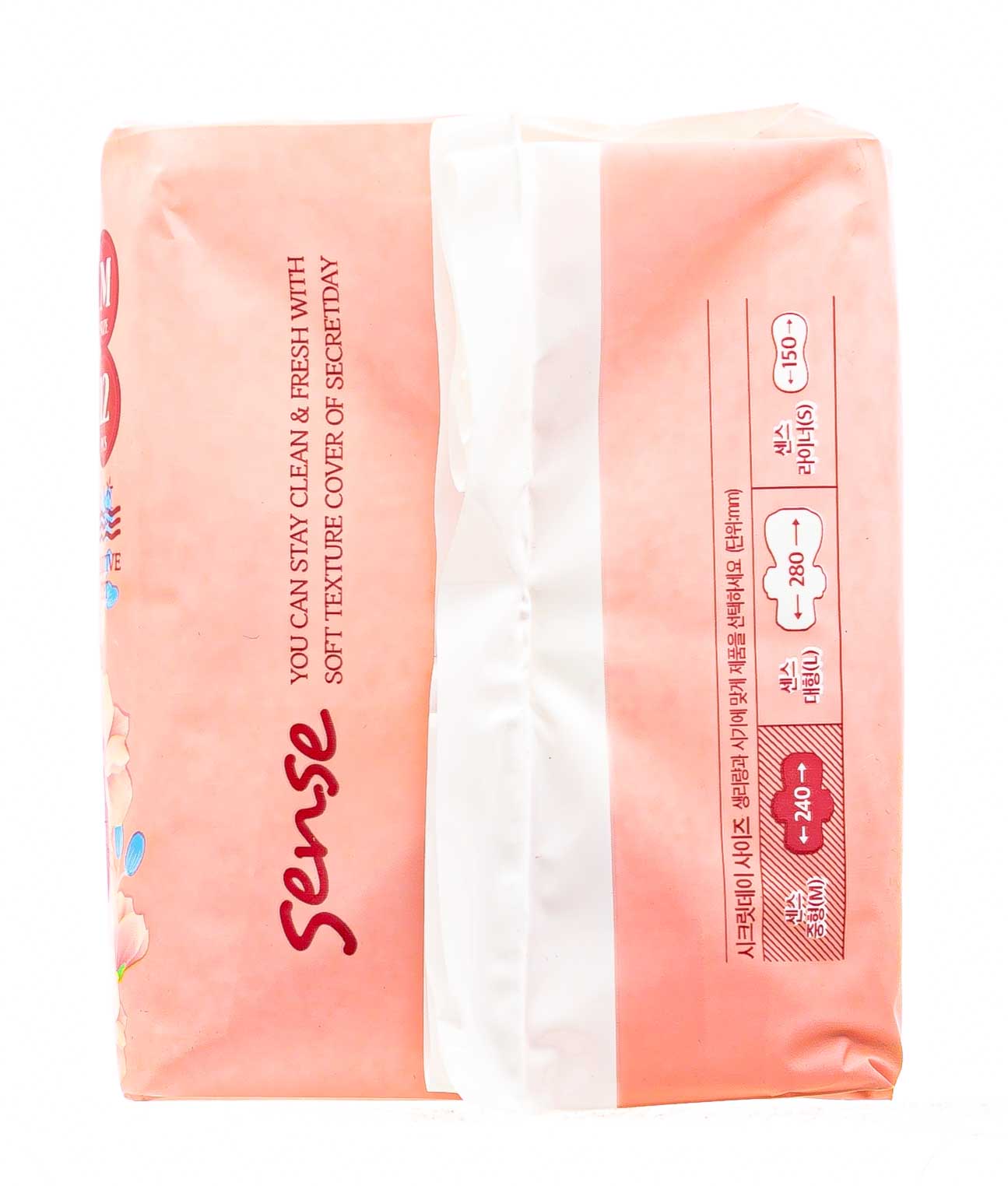 Сикрет Дей Ультратонкие дышащие органические прокладки Sense Medium, 12 шт (24 см) (Secret Day, Прокладки) фото 2