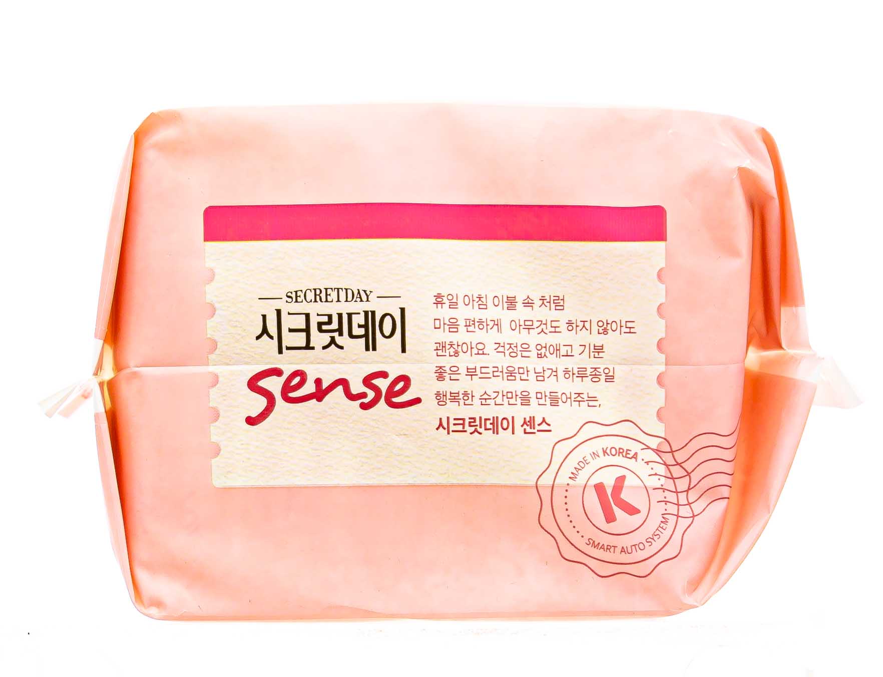 Сикрет Дей Ультратонкие дышащие органические прокладки Sense Medium, 12 шт (24 см) (Secret Day, Прокладки) фото 3