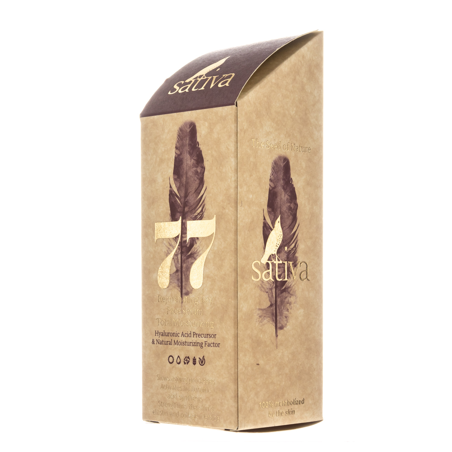 Сатива Сыворотка для лица омолаживающая дневная №77  Комплексное увлажнение  20 мл (Sativa, Serum) фото 2