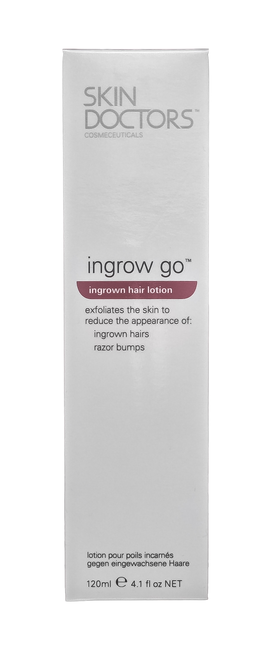 Скин Докторс Лосьон для удаления и предотвращения появления вросших волос  Ingrow Go, 120 мл (Skin Doctors, Hair No More) фото 2