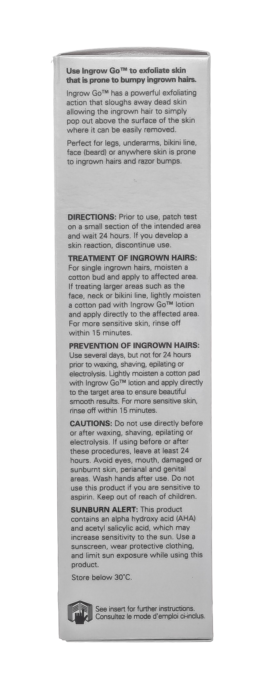 Скин Докторс Лосьон для удаления и предотвращения появления вросших волос  Ingrow Go, 120 мл (Skin Doctors, Hair No More) фото 6