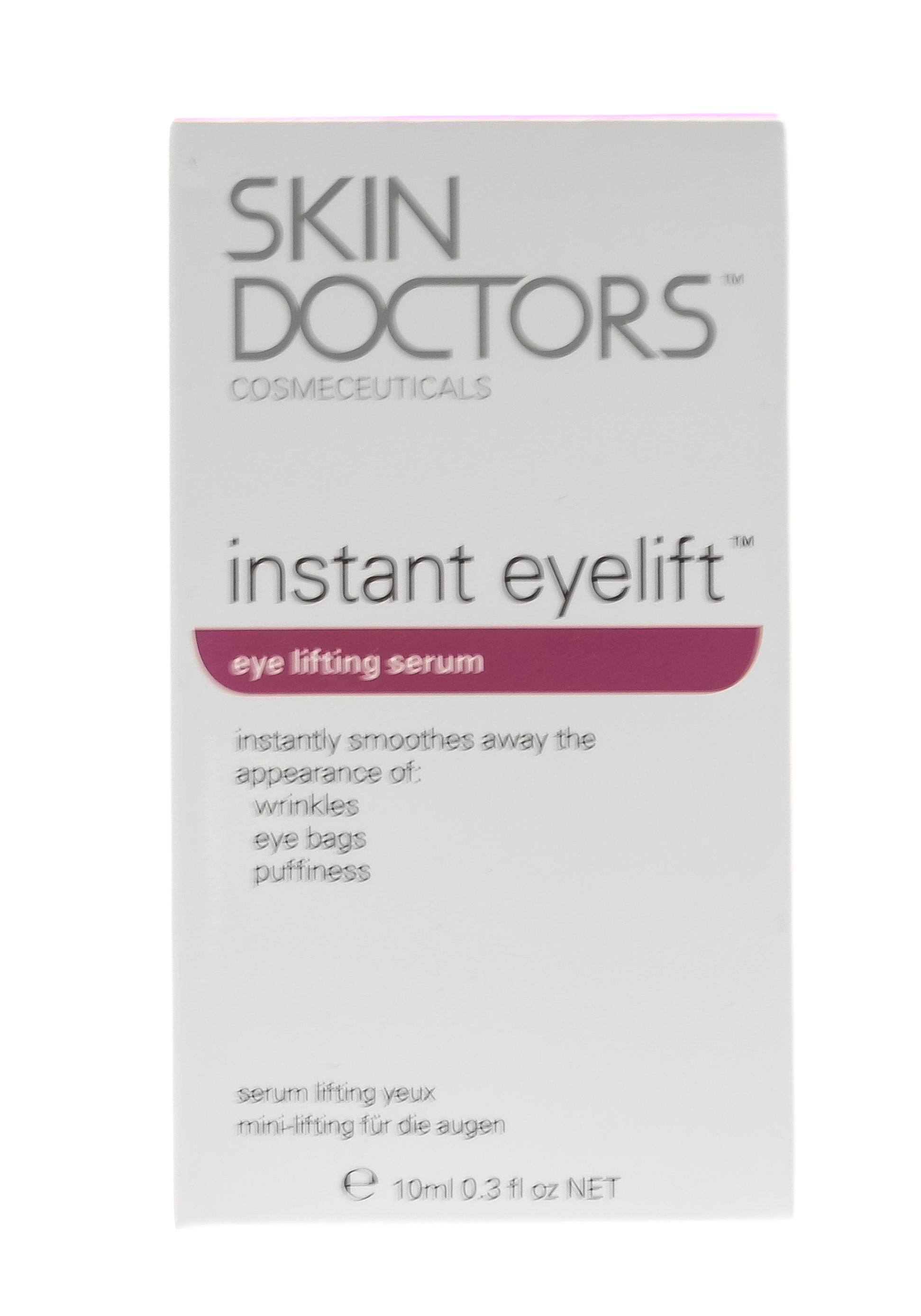 Скин Докторс Сыворотка для кожи вокруг глаз Instant Eyelift против морщин и отеков  10 мл (Skin Doctors, Instant) Скин Докторс Сыворотка для кожи вокруг глаз Instant Eyelift против морщин и отеков  10 мл (Skin Doctors, Instant) фото 4