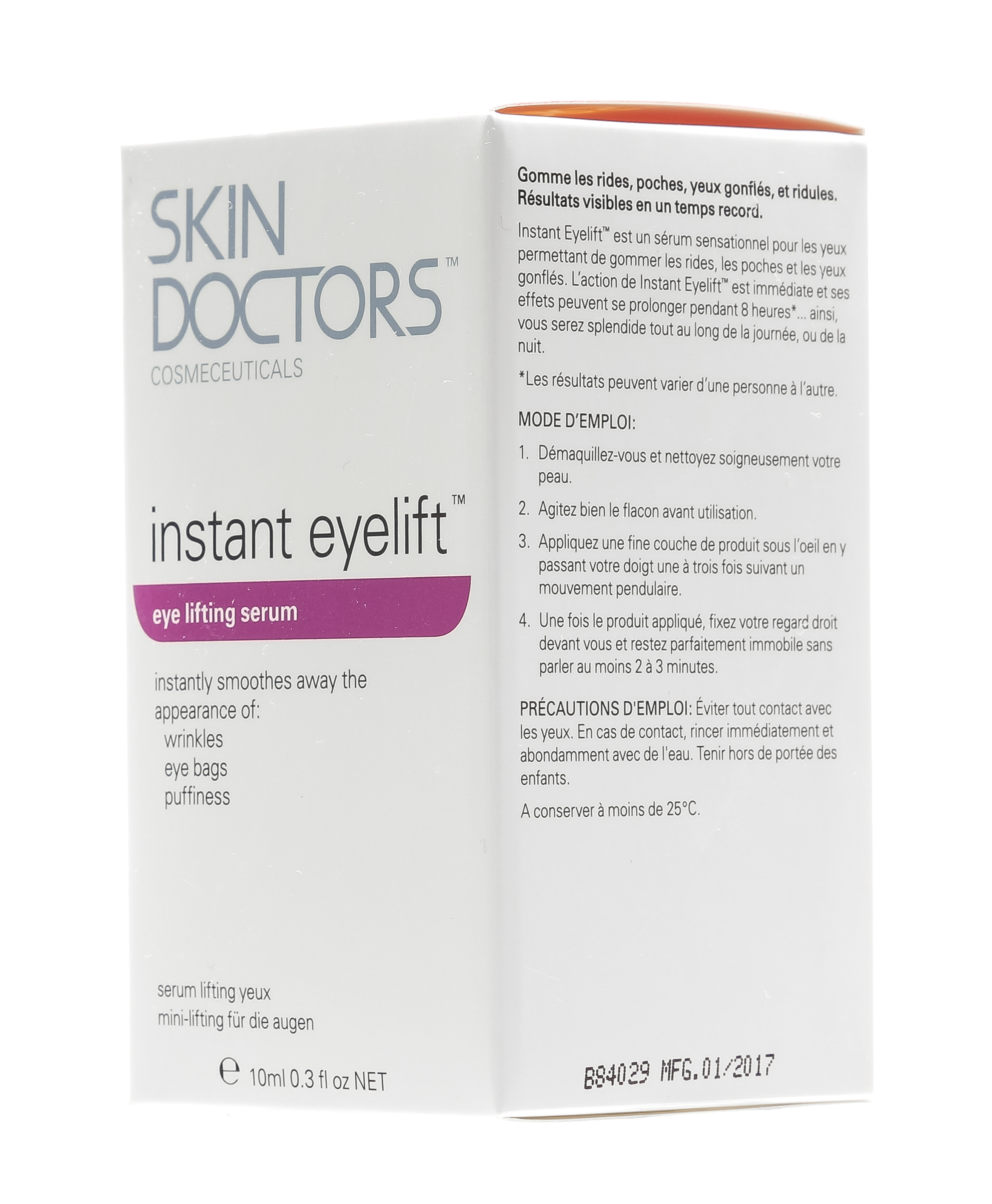 Скин Докторс Сыворотка для кожи вокруг глаз Instant Eyelift против морщин и отеков  10 мл (Skin Doctors, Instant) Скин Докторс Сыворотка для кожи вокруг глаз Instant Eyelift против морщин и отеков  10 мл (Skin Doctors, Instant) фото 6