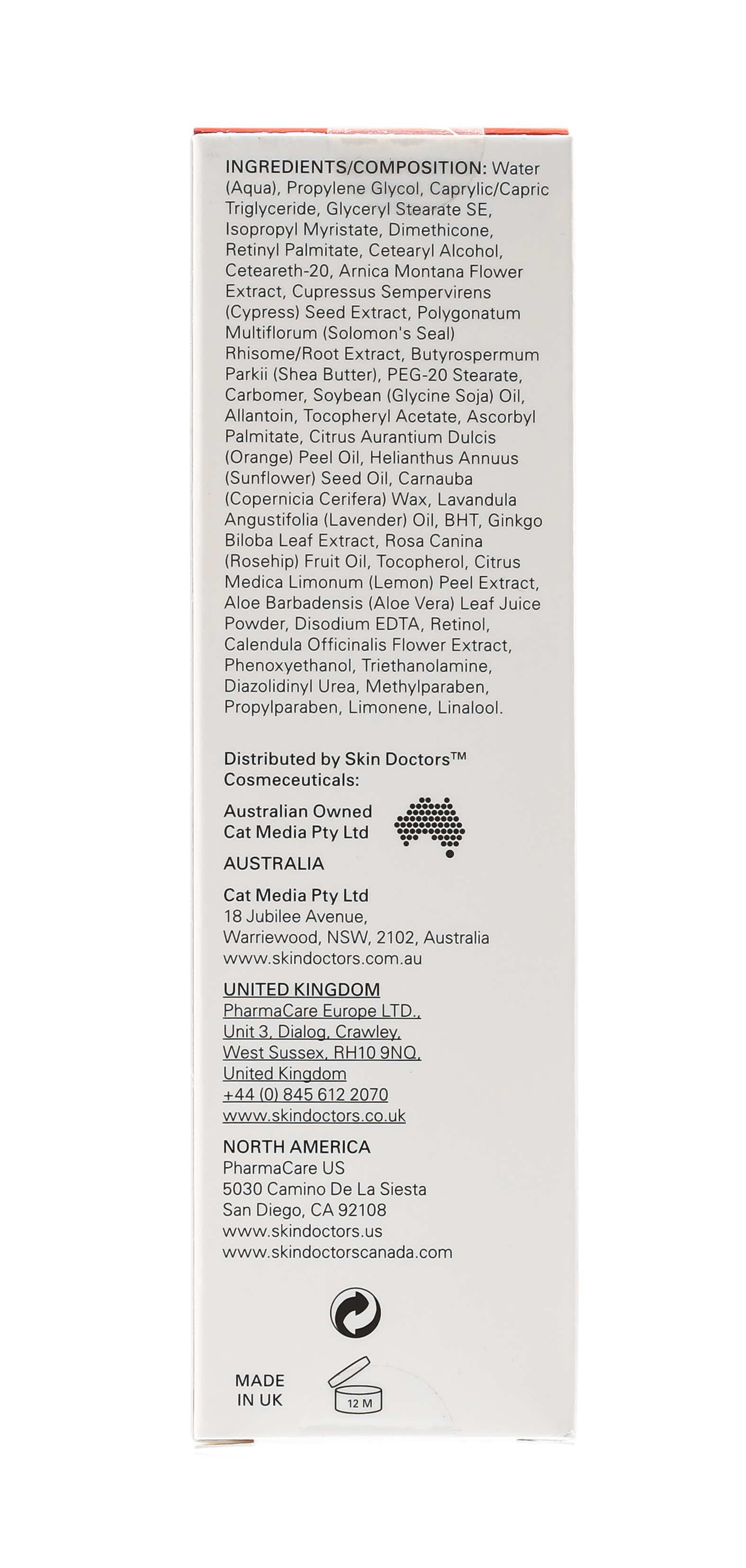 Скин Докторс Крем для тела против сосудистых звездочек, проявляющихся поврежденных капилляров и послеоперационных (Skin Doctors, Vein Away) фото 3