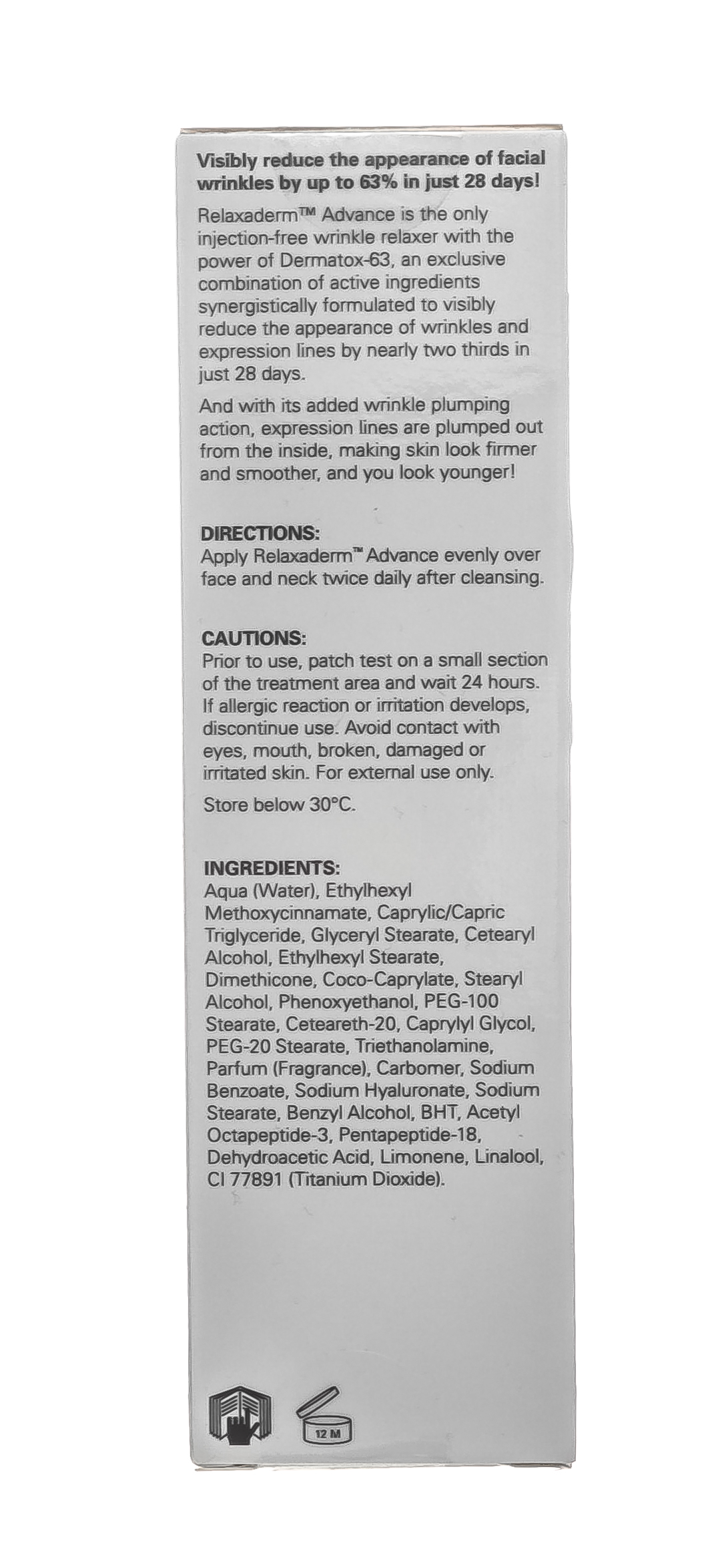 Скин Докторс Прогрессивный крем для лица против морщин и мимических  линий Relaxaderm 30 мл (Skin Doctors, Antiage) фото 5