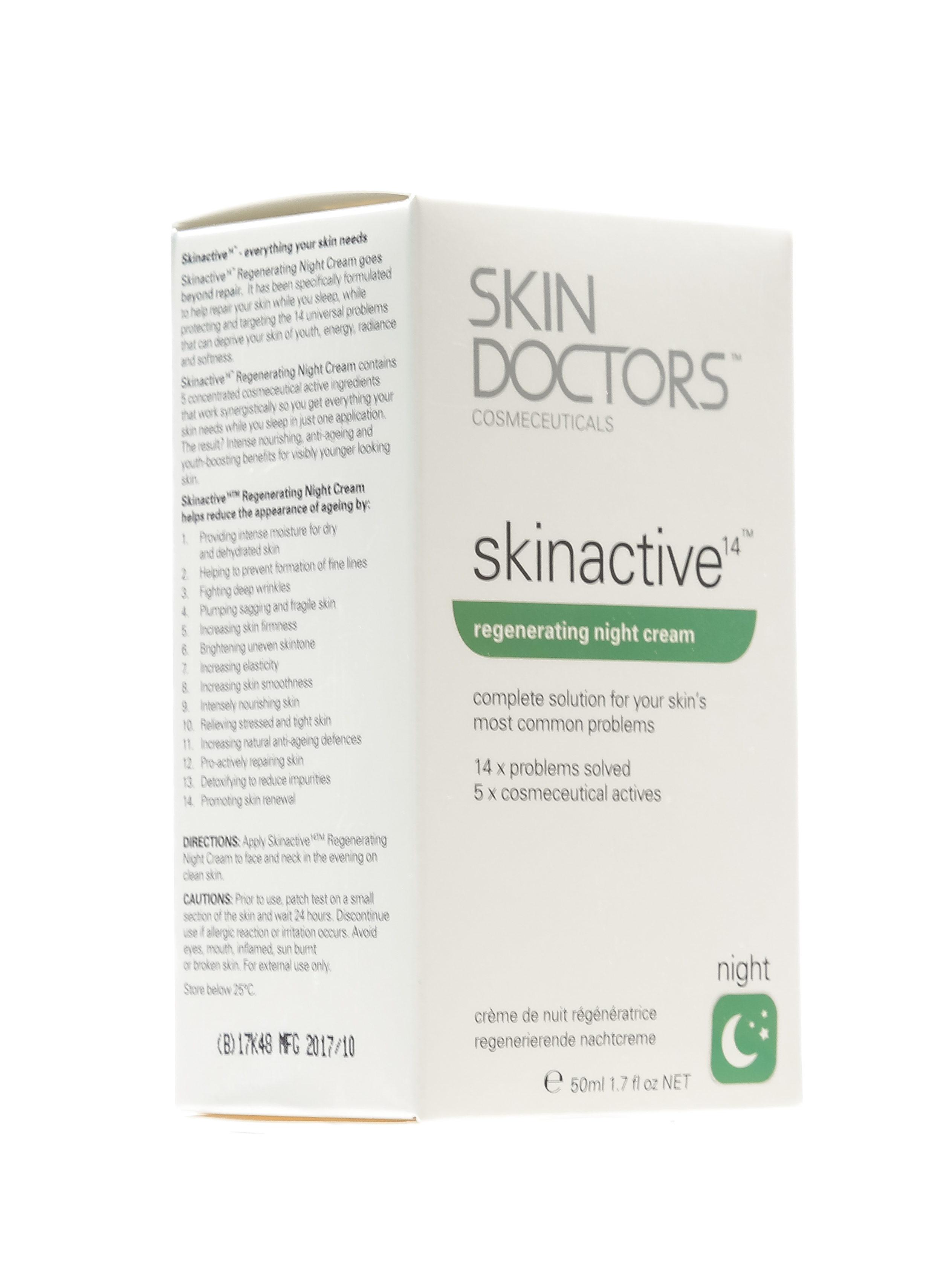 Скин Докторс Регенерирующий  ночной крем 50 мл (Skin Doctors, Skinactive14) Скин Докторс Регенерирующий  ночной крем 50 мл (Skin Doctors, Skinactive14) фото 2