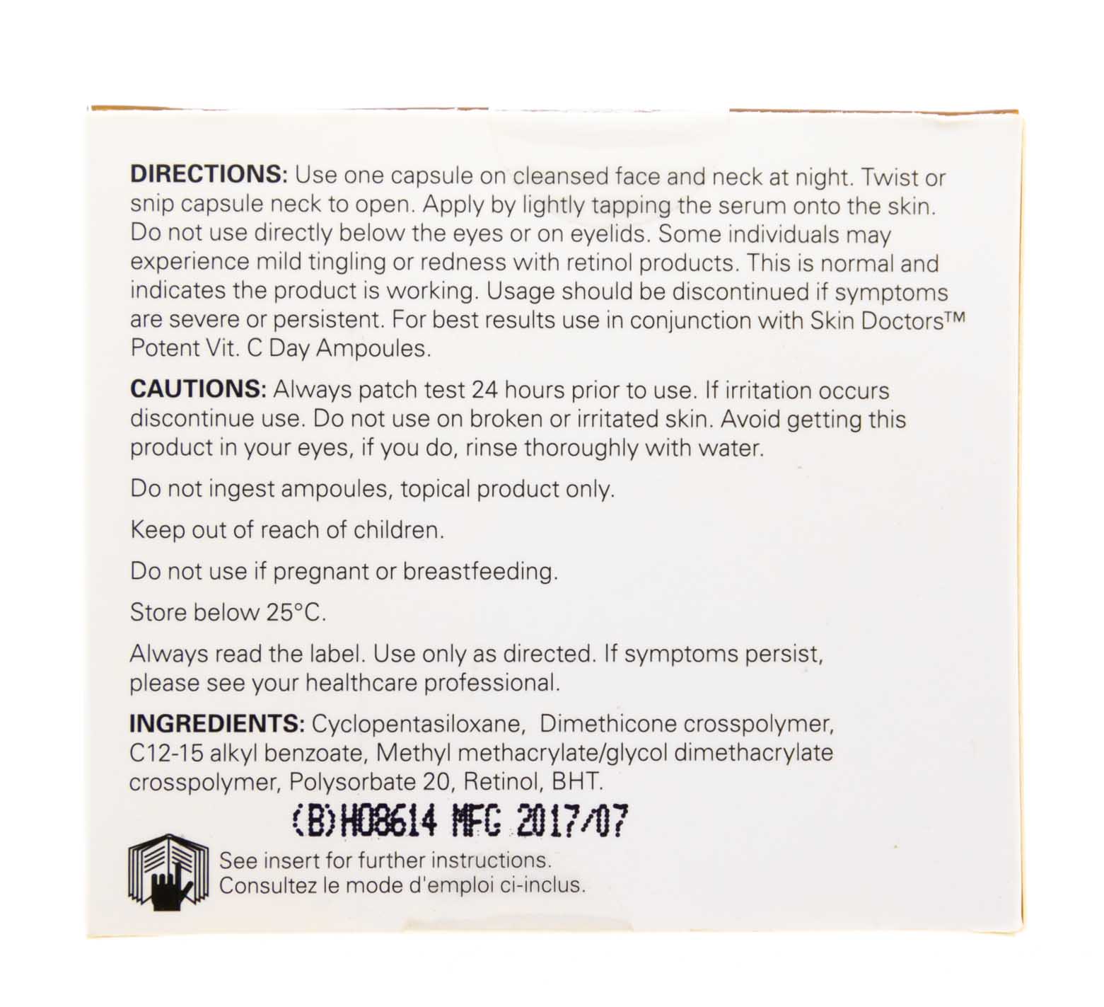 Скин Докторс Дневная сыворотка с Витамином С, 50 капсул (Skin Doctors, Potent Vit. C) фото 3