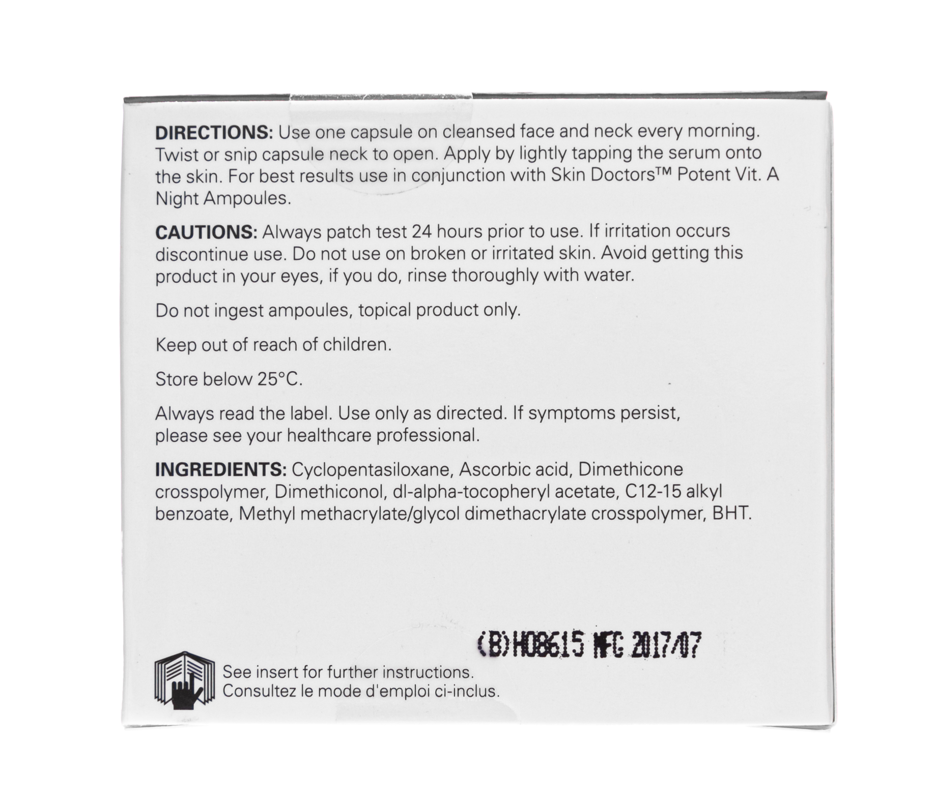 Скин Докторс Дневная сыворотка с Витамином С, 50 капсул (Skin Doctors, Potent Vit. C) фото 10