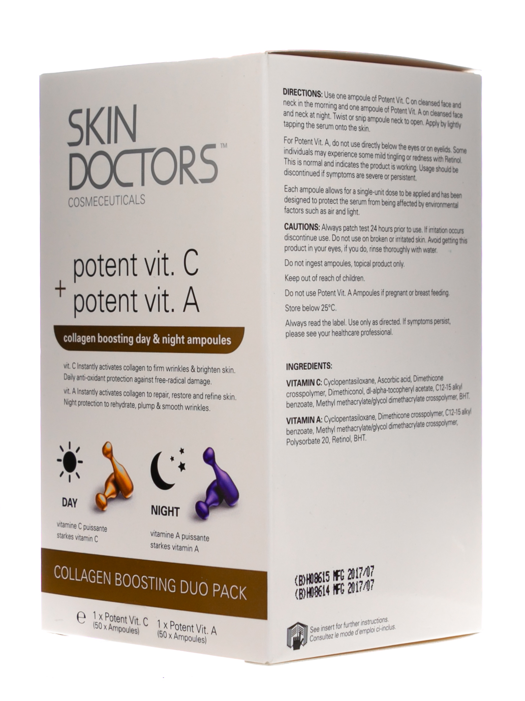 Скин Докторс Набор Potent Vit A & Vit C Twin 1 шт (Skin Doctors, ) фото 2