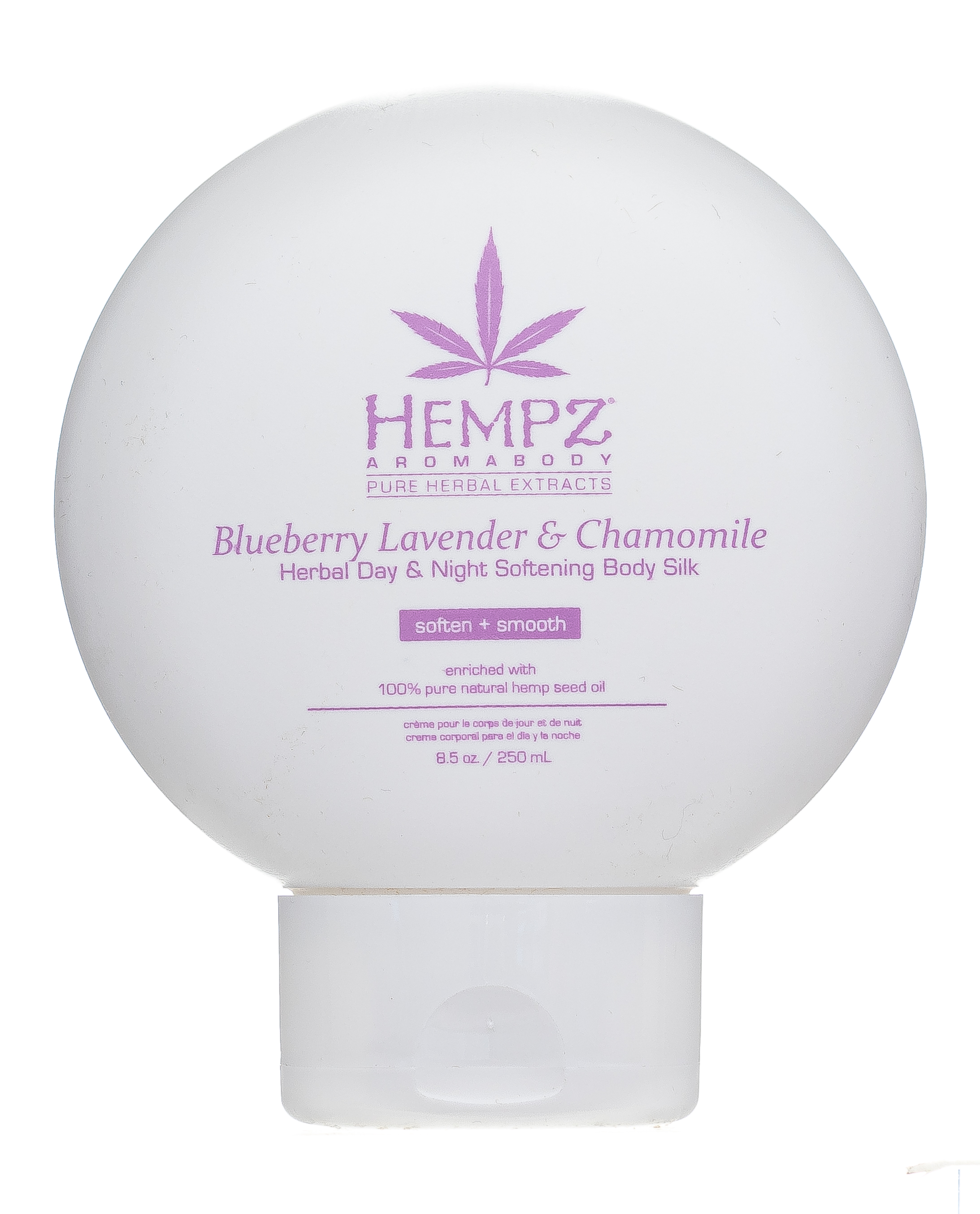 Hempz Шелк для лица и тела смягчающий Лаванда, Ромашка и Дикие Ягоды Blueberry Lavender  Night Softening Body Silk, 250 мл (Hempz, Специальные средства)