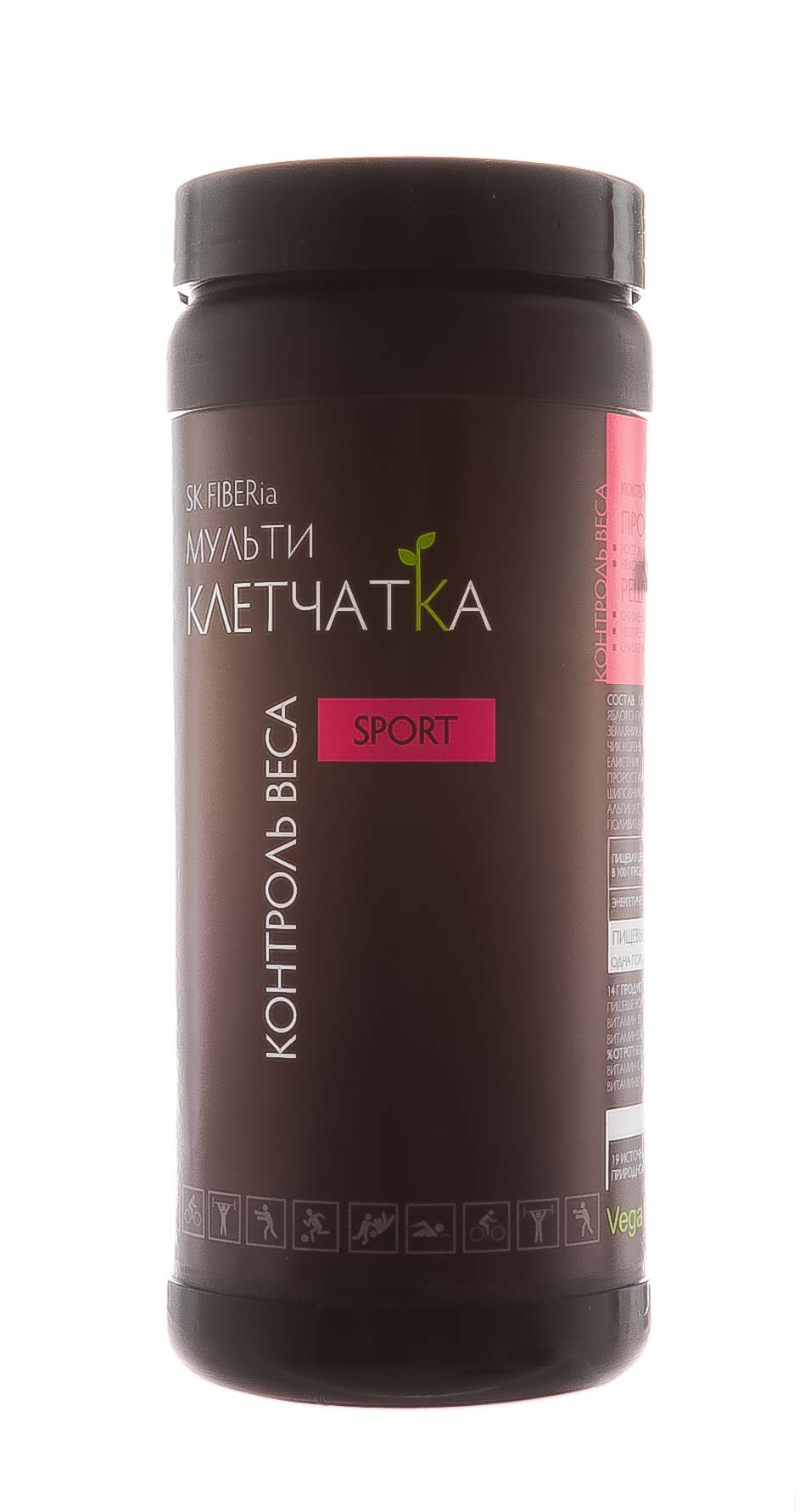  Коктейль SK FIBERia Контроль Веса клетчатка 350 гр (Сибирская клетчатка, Спортивные коктейли) фото 2
