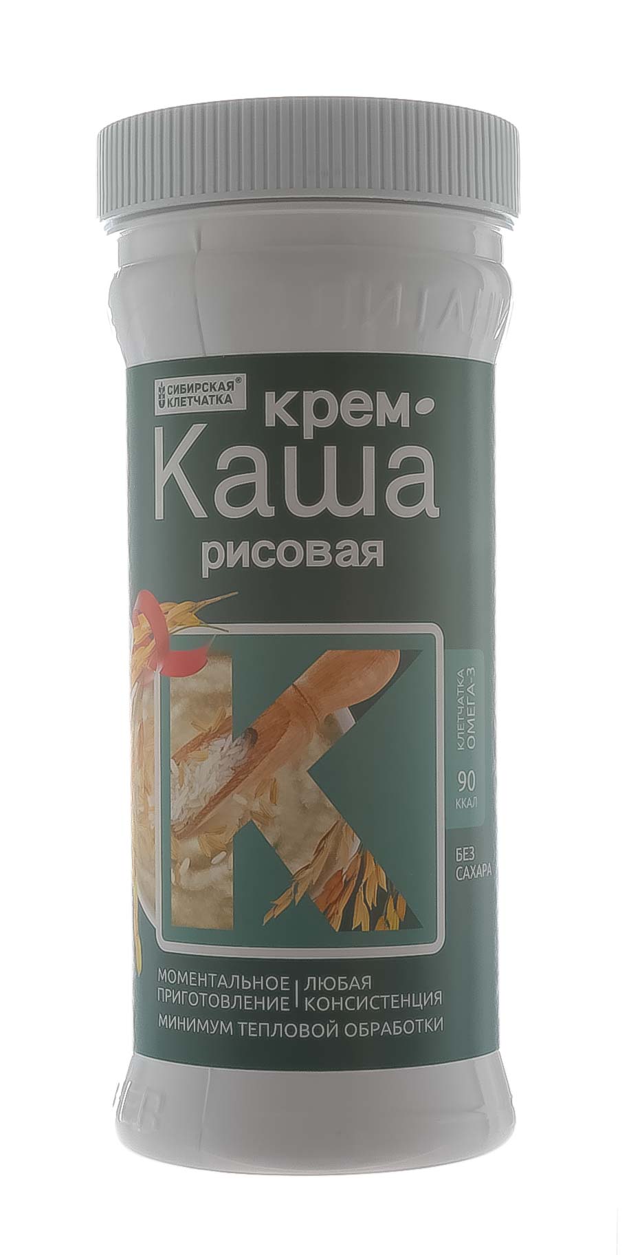  Крем каша рисовая с малиной и медом, 400 гр (Сибирская клетчатка, Здоровое питание) фото 2