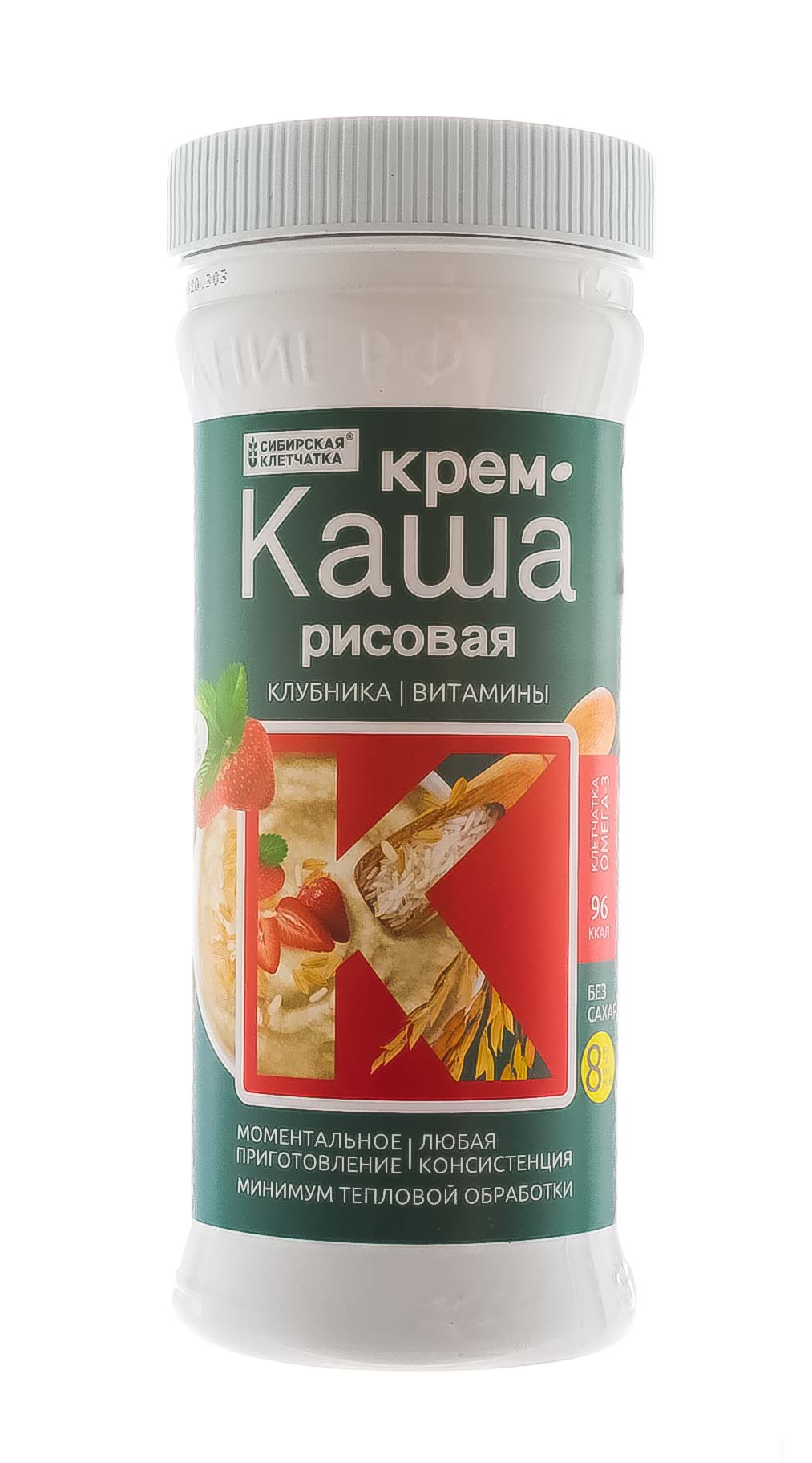  Крем каша рисовая, 400 гр (Сибирская клетчатка, Здоровое питание) фото 2