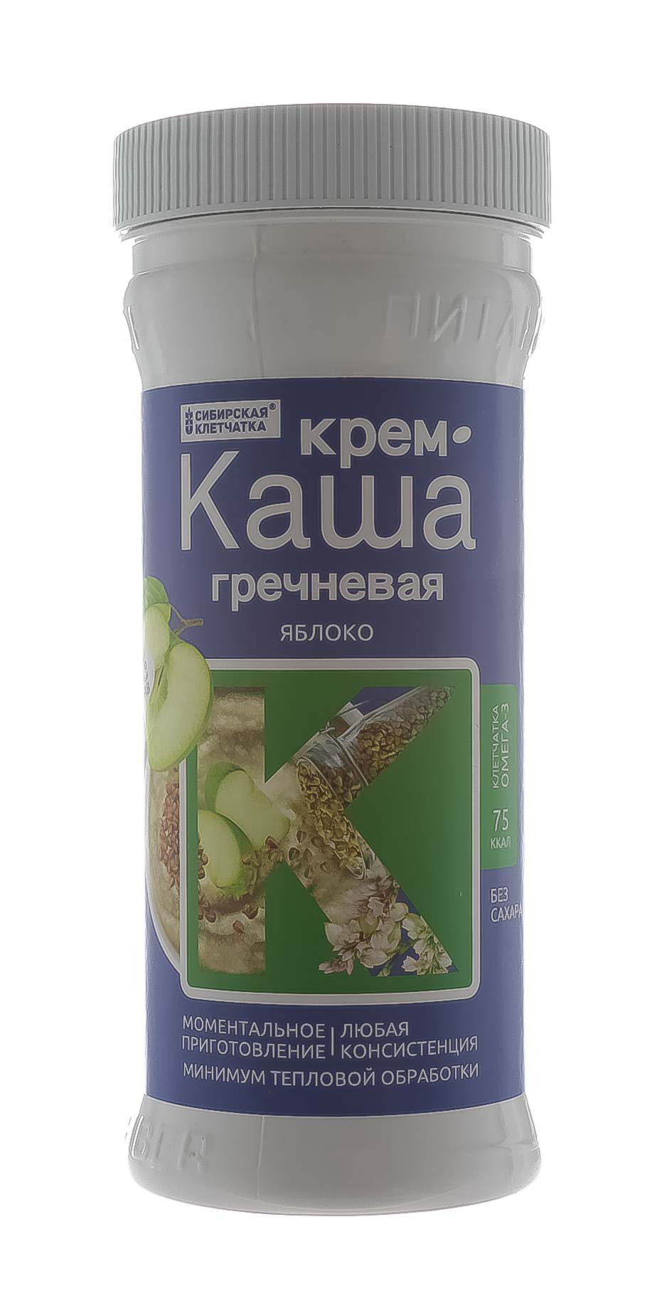  Крем каша гречневая с яблоком, 400 гр (Сибирская клетчатка, Здоровое питание) фото 2