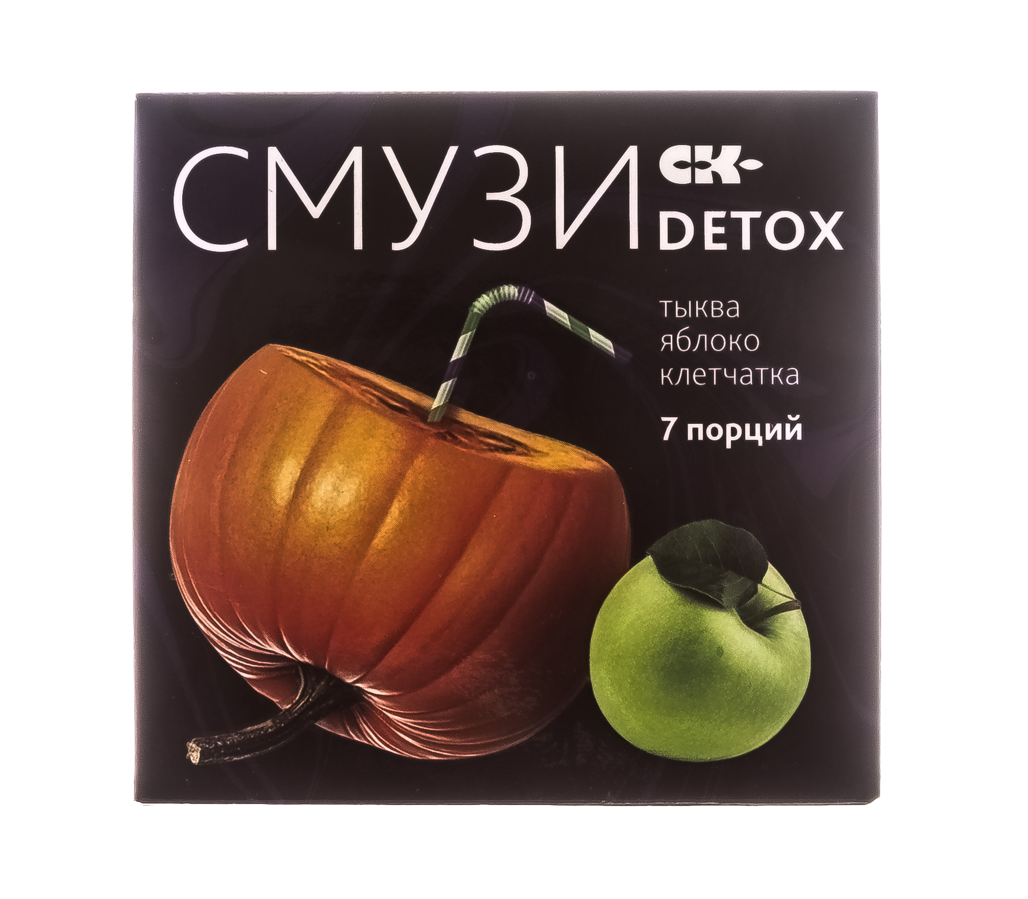 Смузи Detox тыква, яблоко 12 гр х 7 пакетиков (Сибирская клетчатка, Смузи Detox)  Смузи Detox тыква, яблоко 12 гр х 7 пакетиков (Сибирская клетчатка, Смузи Detox) фото 2