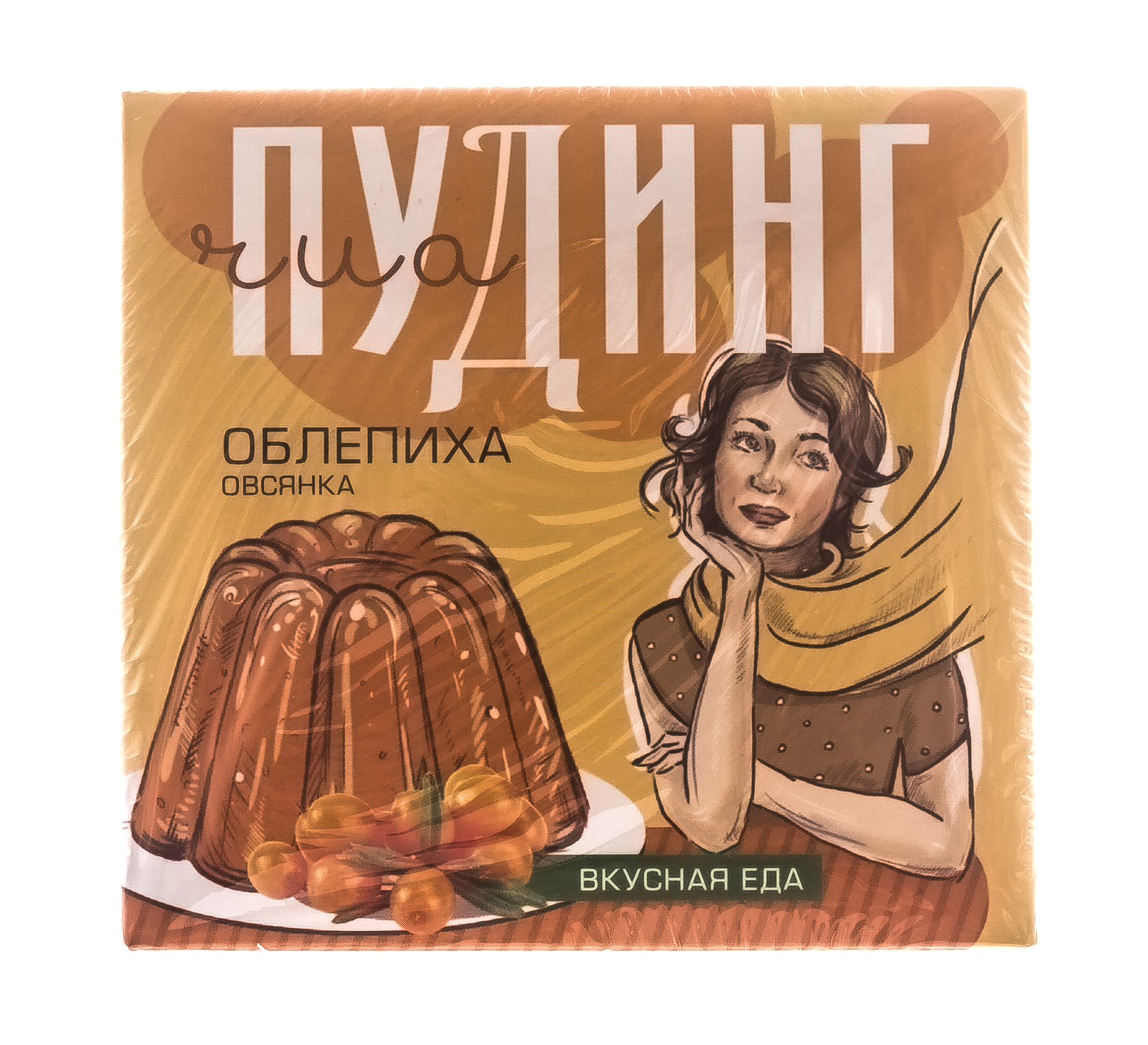  Сухой десерт Чиа пудинг, облепиха, яблоко, 2 саше х 28 гр (Сибирская клетчатка, Здоровое питание) фото 2