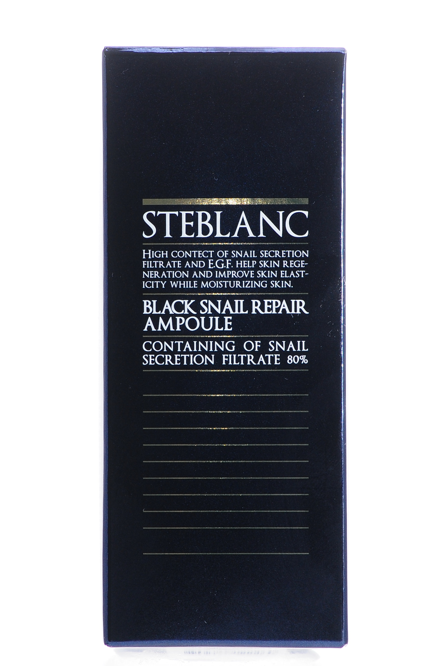 Стебланк Сыворотка для лица восстанавливающая с муцином Черной улитки  50мл (Steblanc, Black snail) фото 1