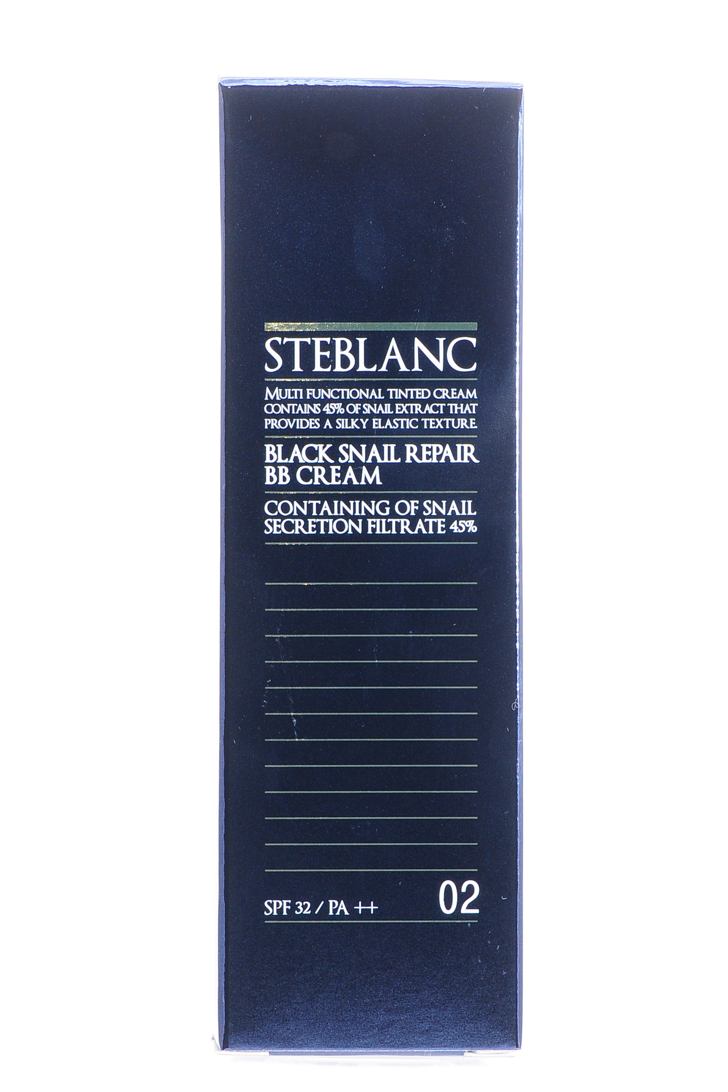 Стебланк ВВ крем с муцином Черной улитки тон 02 50мл (Steblanc, Black snail) фото 1