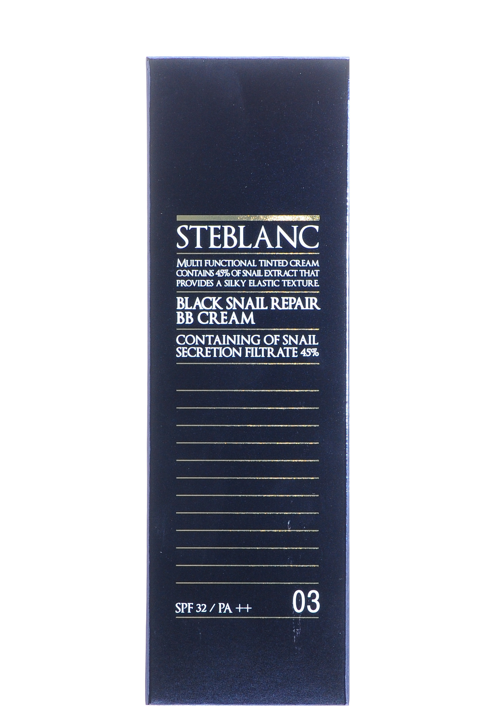 Стебланк ВВ крем с муцином Черной улитки тон  03, 50 мл (Steblanc, Black snail) фото 1