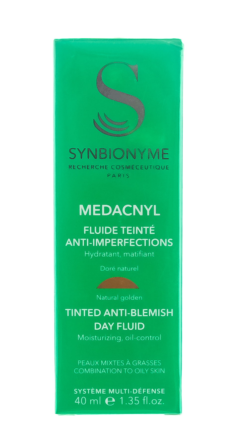 Синбионим Медакнил Тональная эмульсия для лица натурально золотистая 40 мл (Synbionyme, Medacnyl) Синбионим Медакнил Тональная эмульсия для лица натурально золотистая 40 мл (Synbionyme, Medacnyl) фото 1