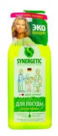 Synergetic Средство для мытья посуды Яблоко, 500 мл. фото