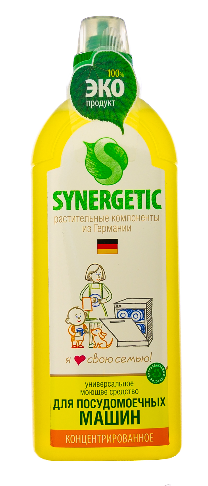 Синергетик Средство для посудомоечных машин  Синергетик Средство для посудомоечных машин