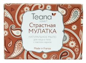 Teana Страстная Мулатка Натуральное мыло для сухой кожи лица и тела с маслом карите 100 гр. фото