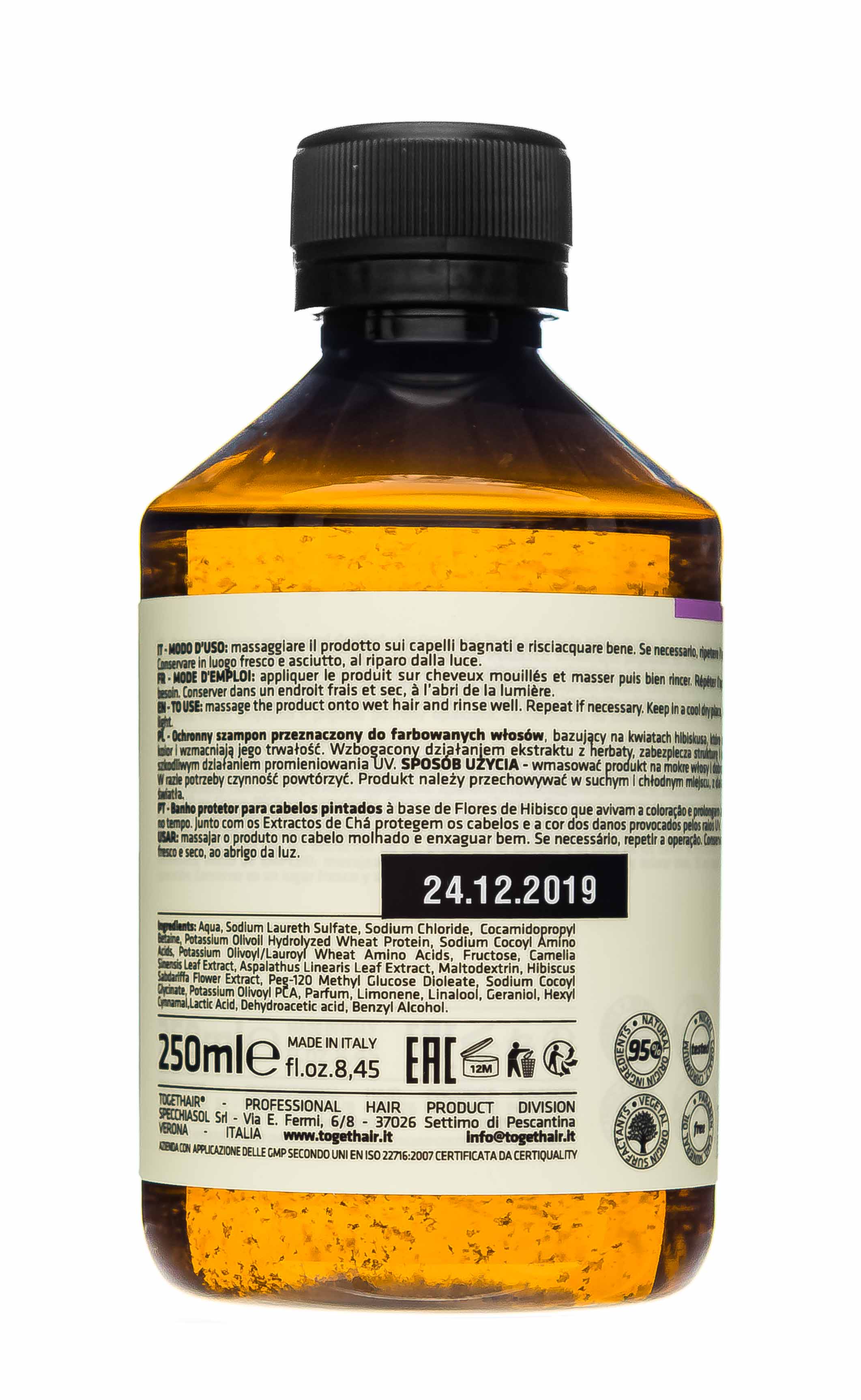 Ту Гет Хэйр Кондиционер для защиты цвета окрашенных волос 250 мл (Togethair, Colorsave) фото 2