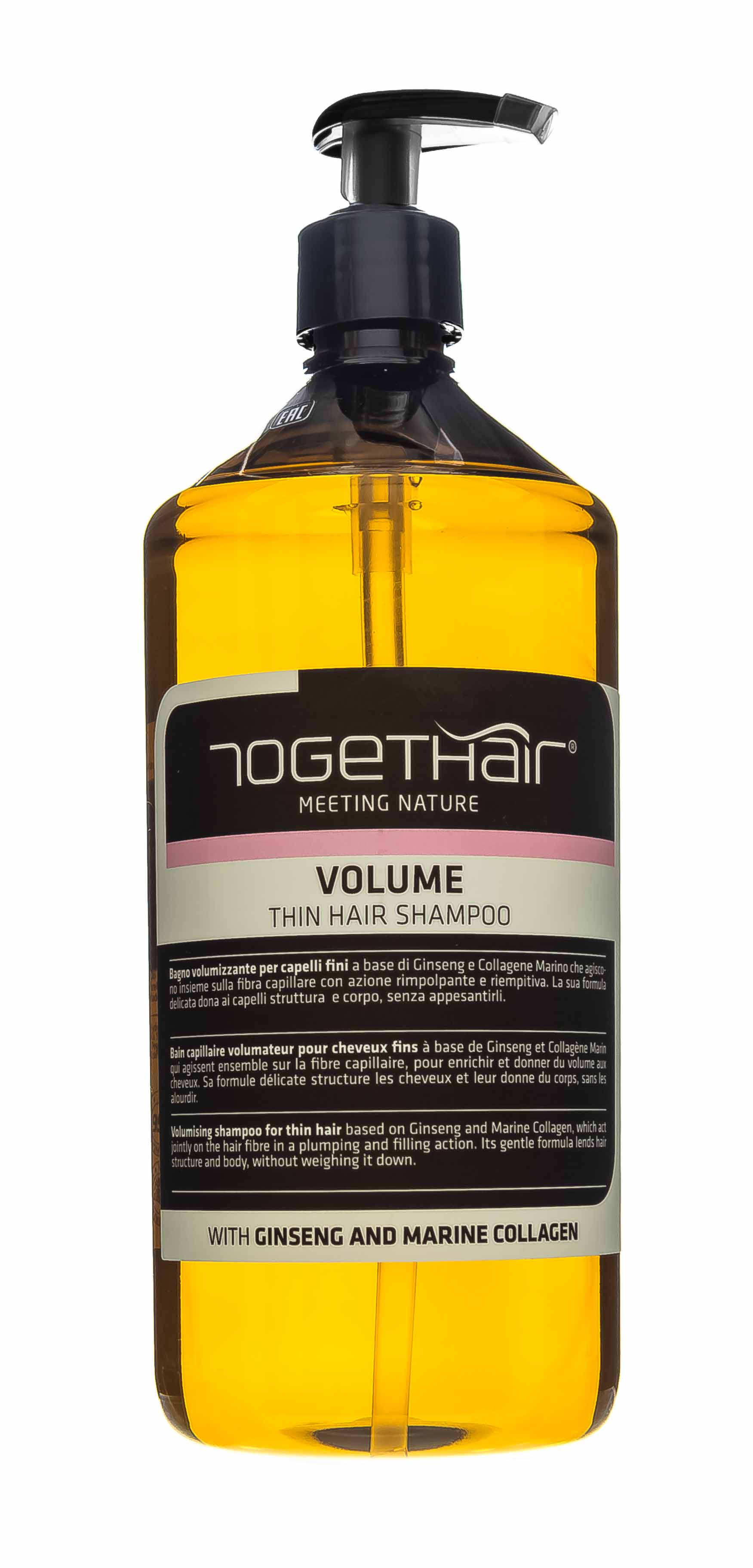 Togethair Шампунь для объема тонких волос, 1000 мл (Togethair, Volume)