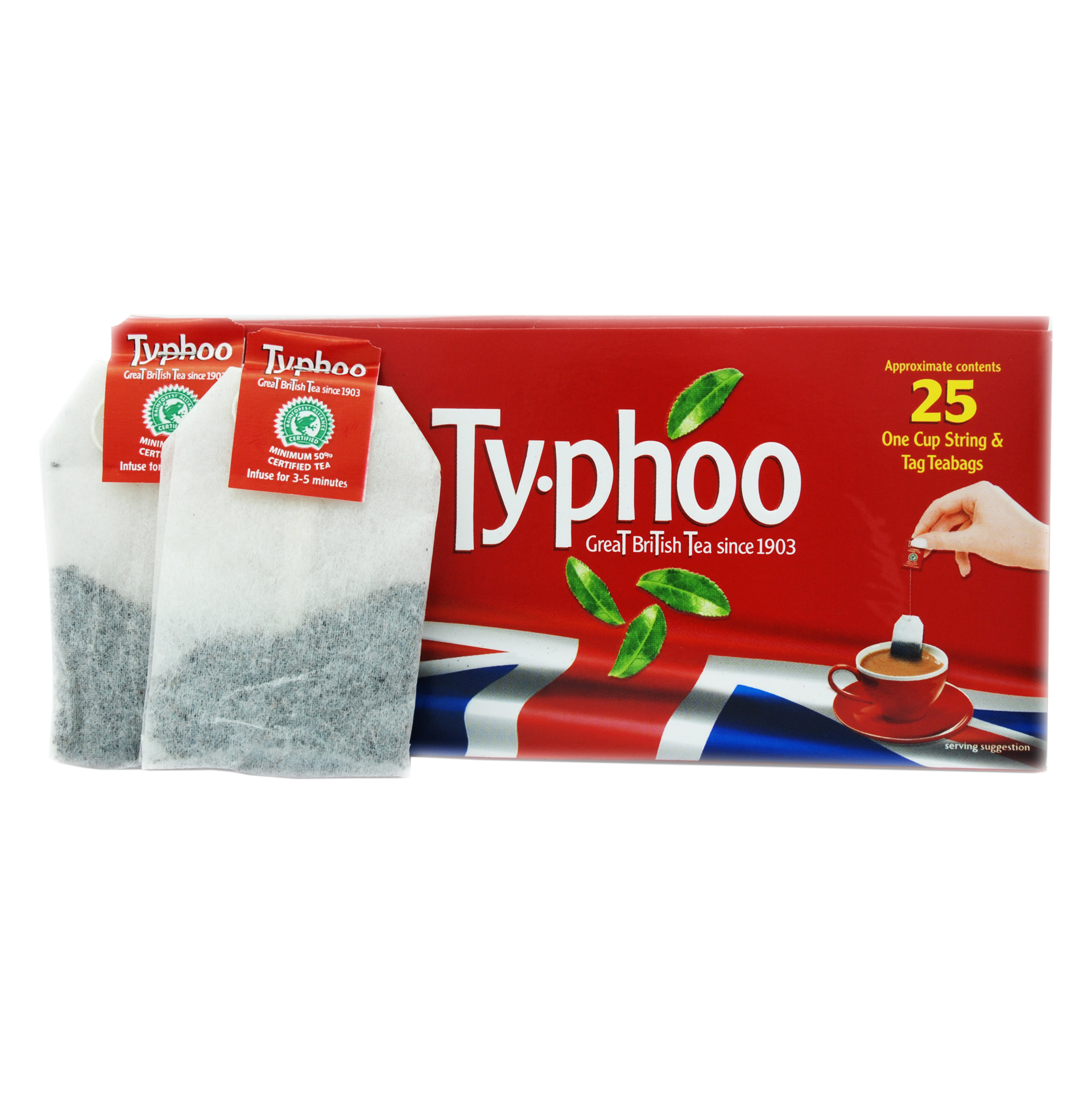 Тайфу Чай черный английский 25 пак  50г (Typhoo, Black tea) фото 4