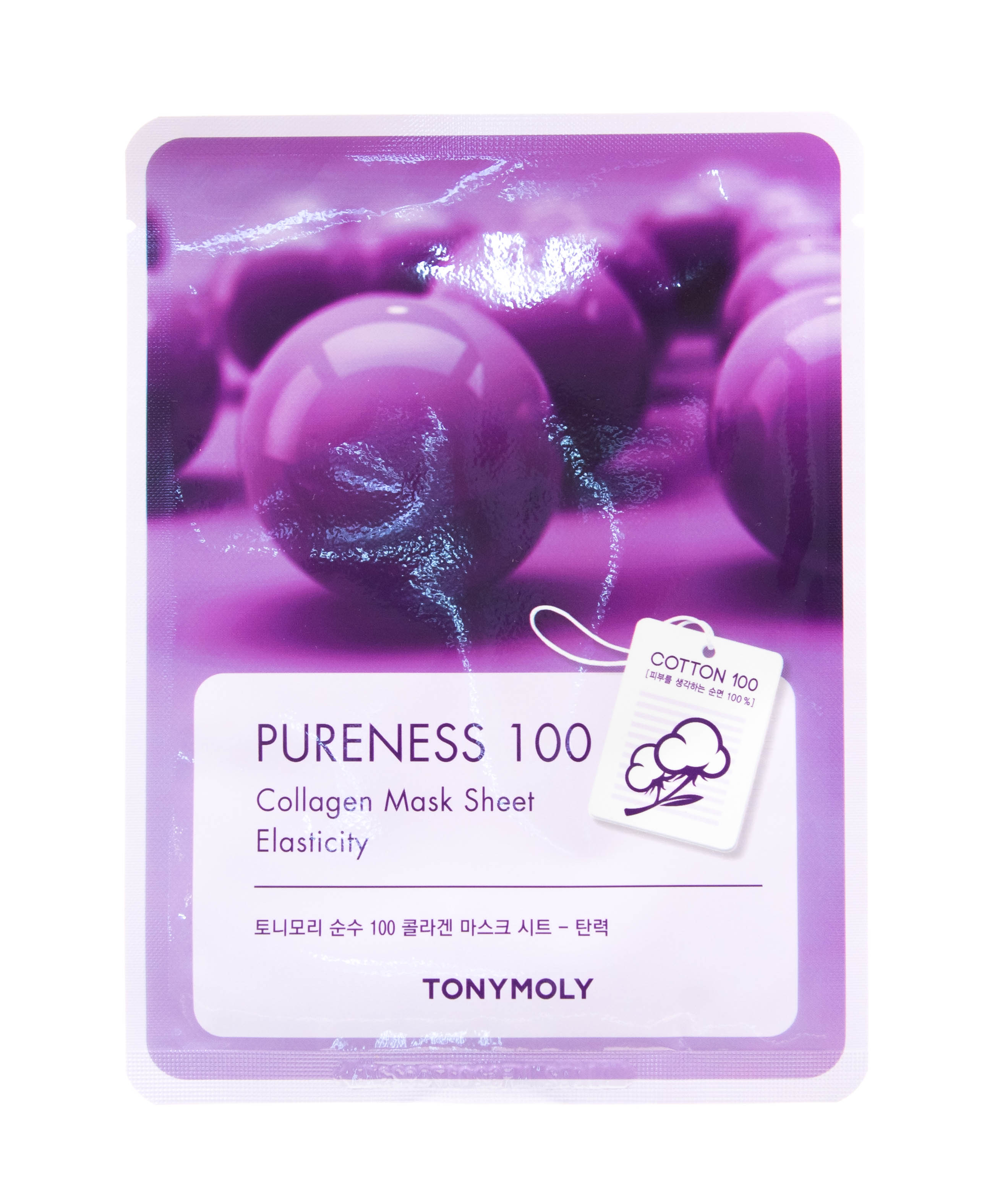 Тони Моли Тканевая маска для лица с коллагеном 21 мл (Tony Moly, Pureness) фото 1