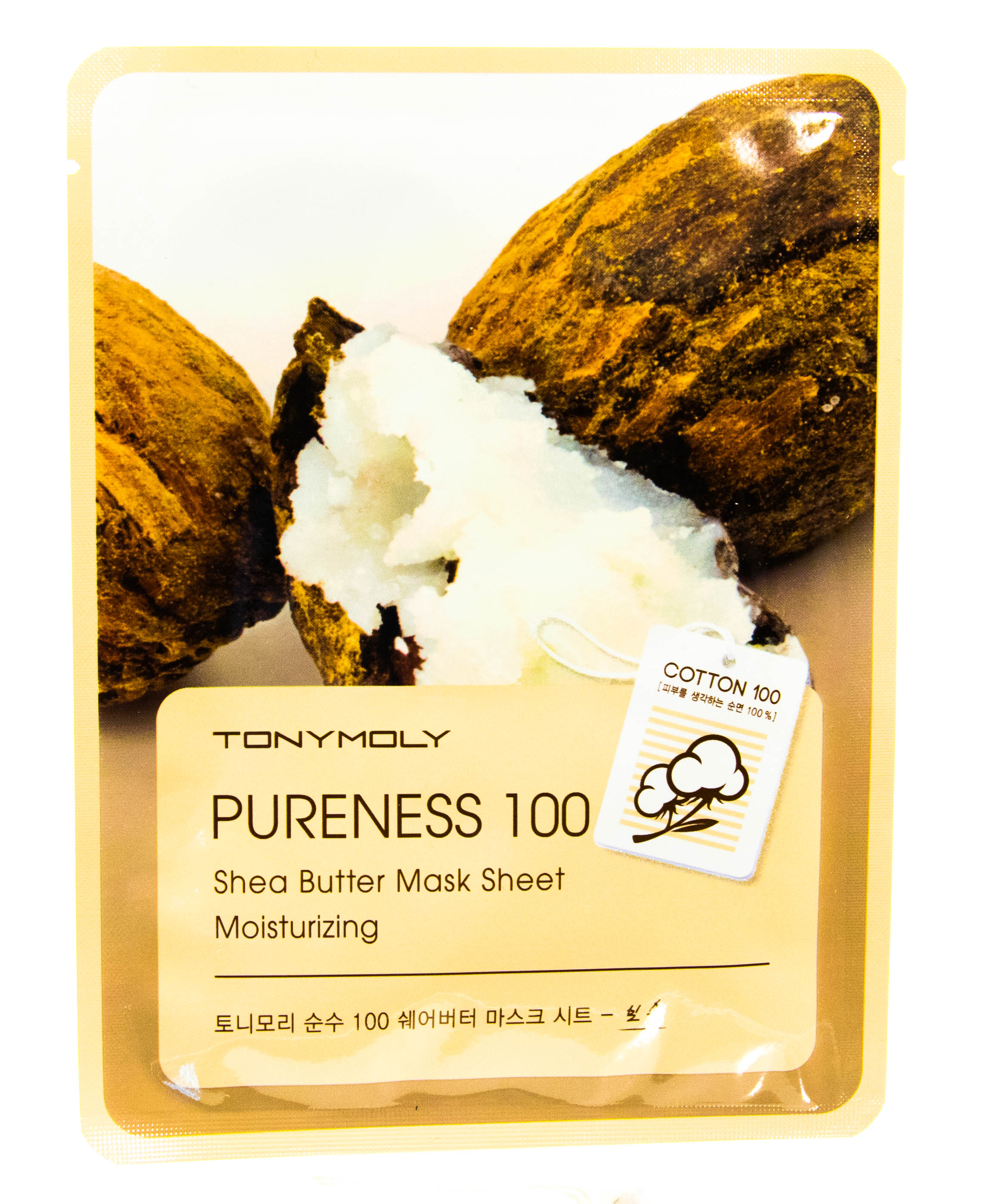 Тони Моли Тканевая маскпа с экстрактом масла ши 21 мл (Tony Moly, Pureness) фото 1