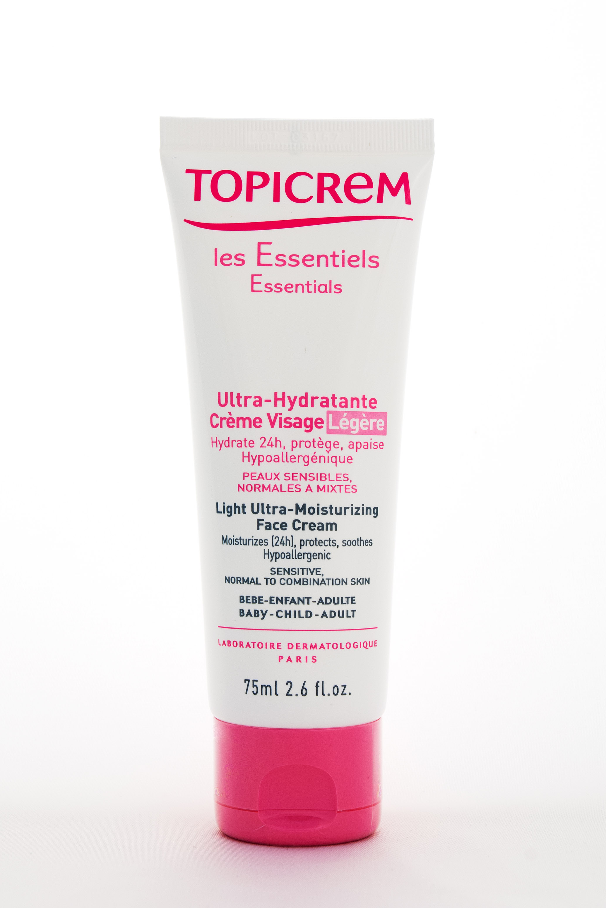 Топикрем Легкий ультра-увлажняющий крем для лица 75 мл (Topicrem, Essentials) фото 2