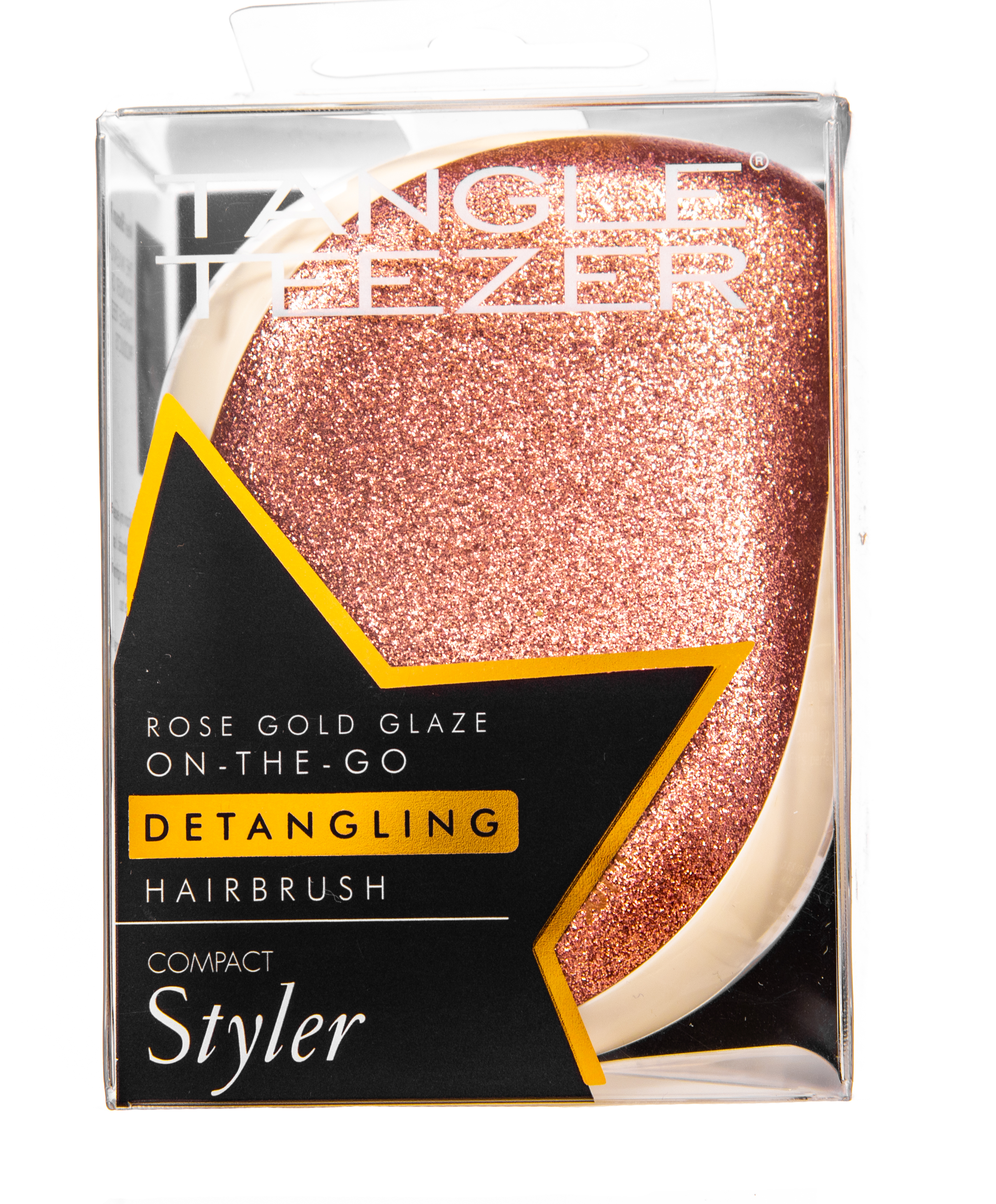 Тангл Тизер Расческа Rose Gold Glaze 1 шт (Tangle Teezer, Compact Styler) фото 1