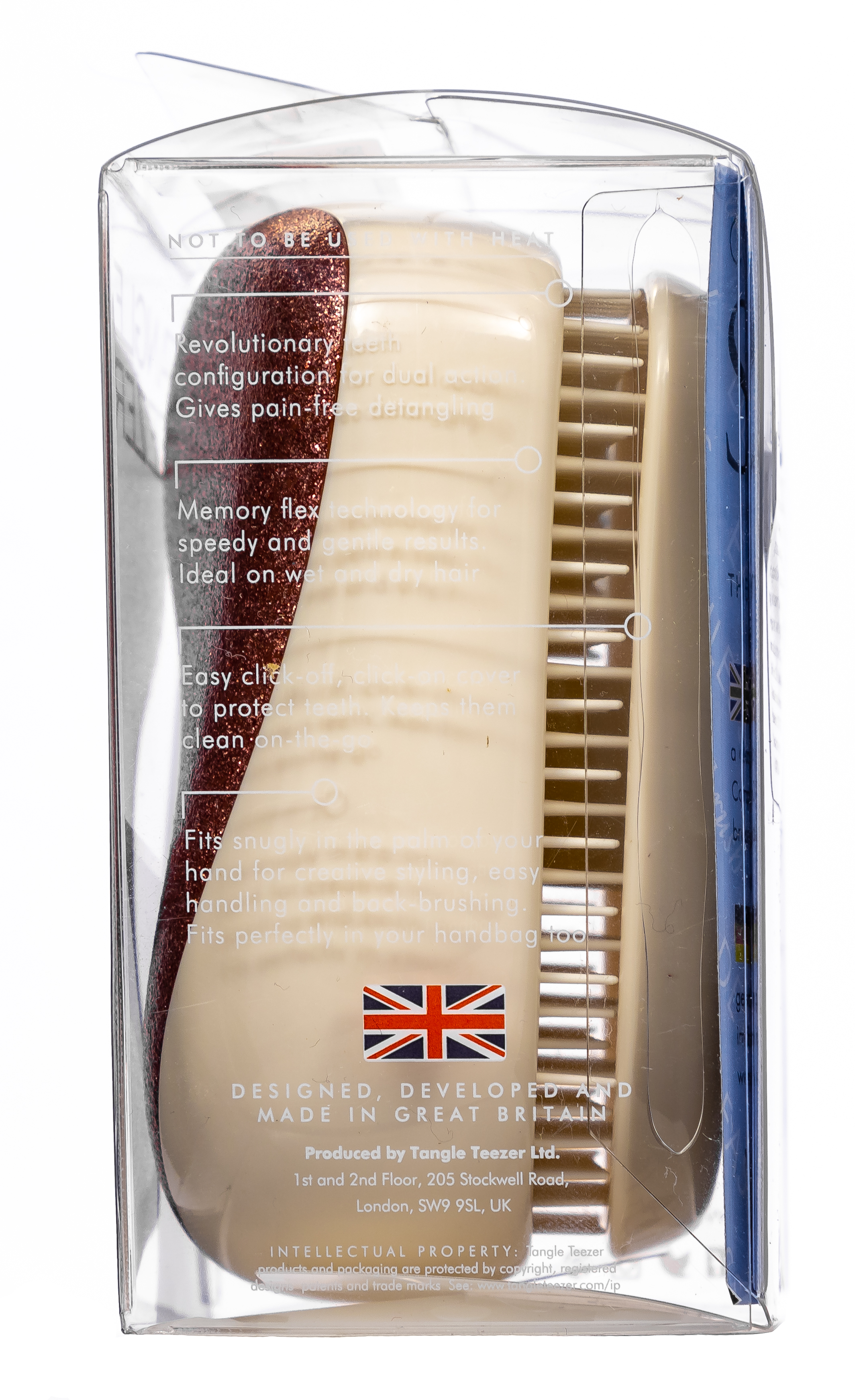 Тангл Тизер Расческа Rose Gold Glaze 1 шт (Tangle Teezer, Compact Styler) фото 3