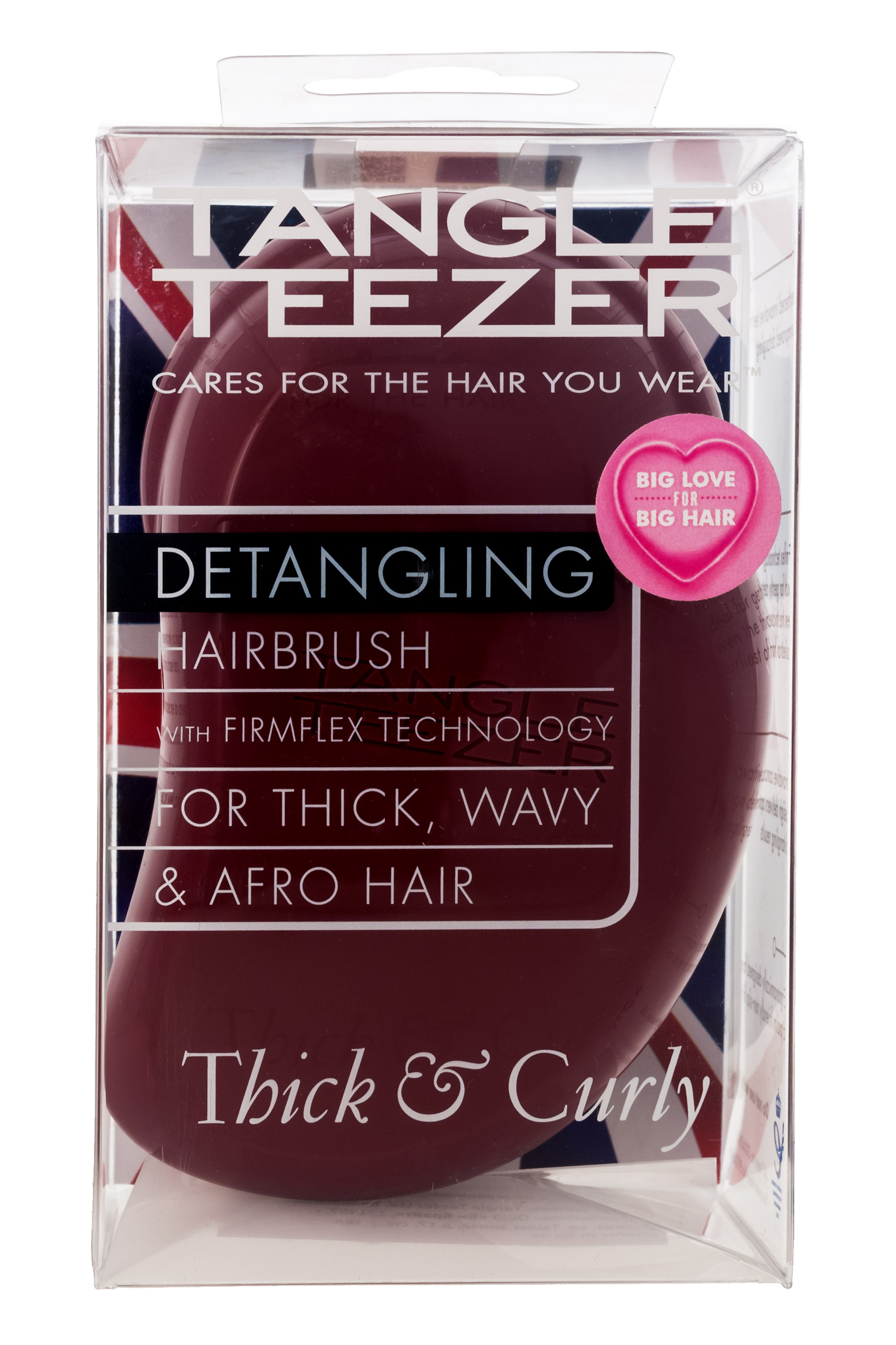  Расческа The Original Thick & Curly бордовая 1 шт. (Закрытые бренды, The Original) фото 1