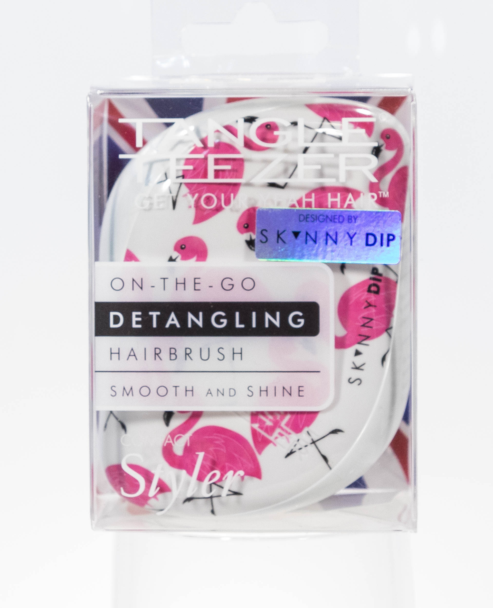  Расческа для волос Compact Styler Фламинго (белая) 1 шт (Закрытые бренды, Compact Styler) фото 1