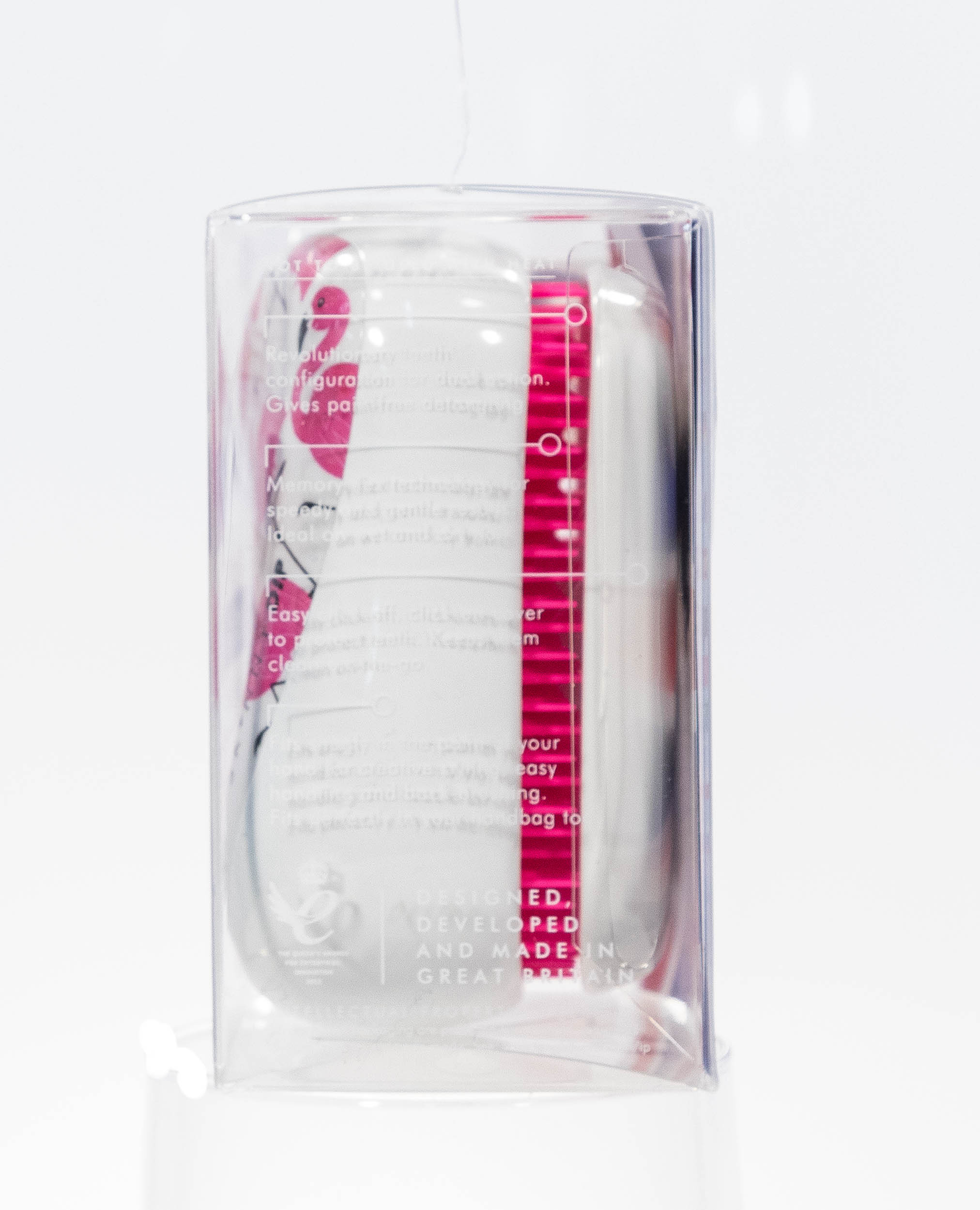  Расческа для волос Compact Styler Фламинго (белая) 1 шт (Закрытые бренды, Compact Styler) фото 3