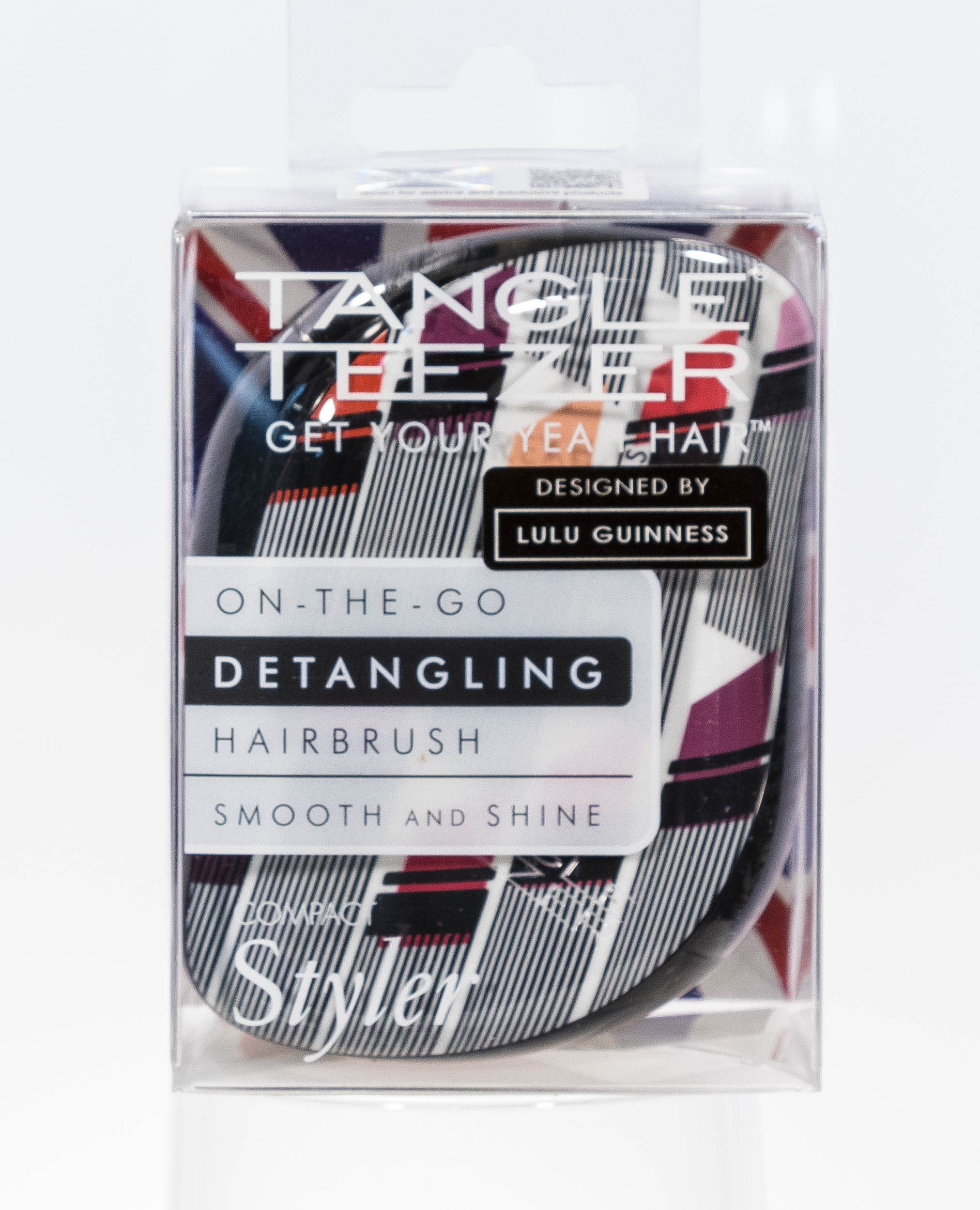  Расческа для волос Compact Styler Lulu Guinness Vertical Lipstick Print 1 шт (Закрытые бренды, Compact Styler) фото 1