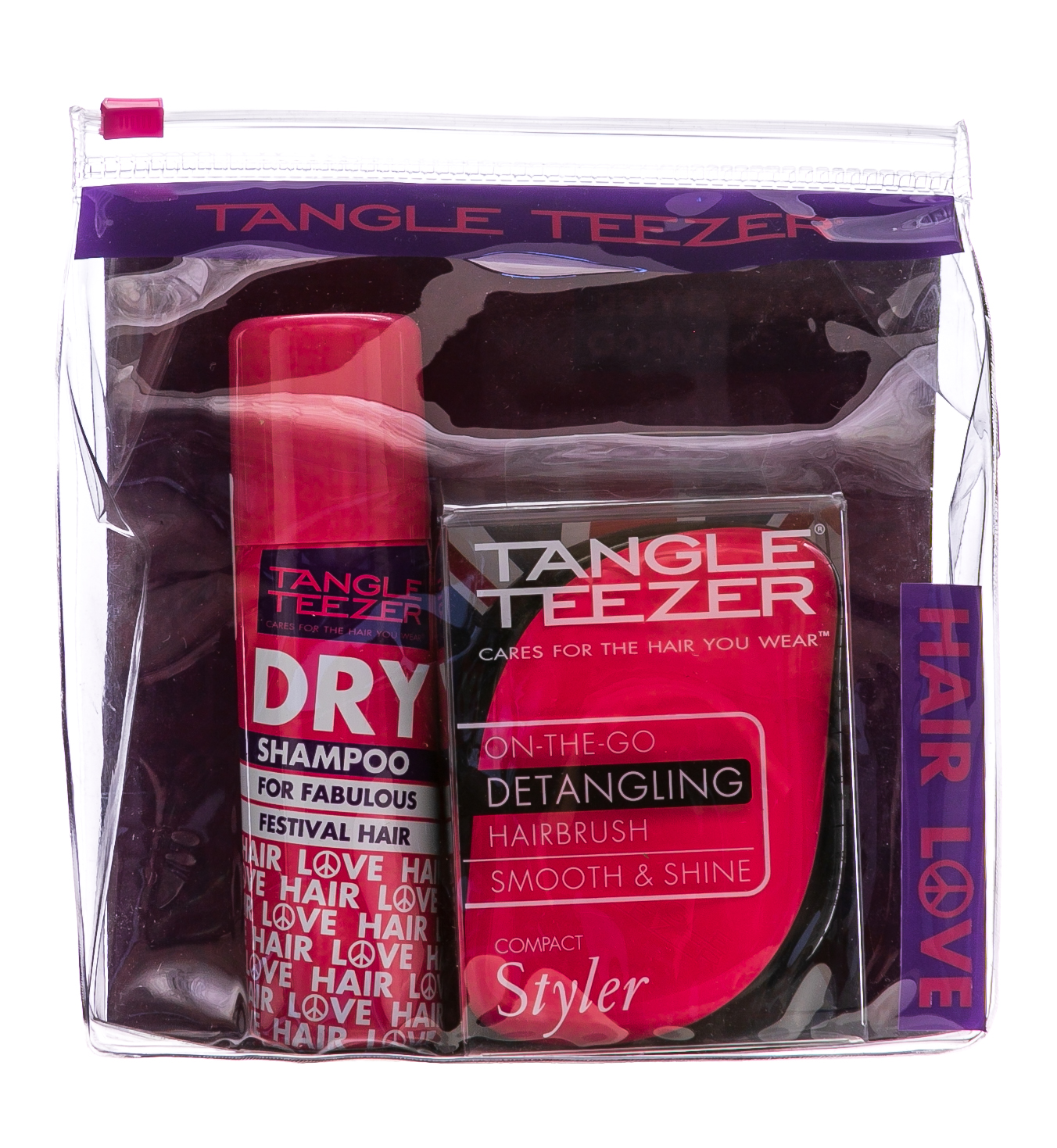  Набор Festival Pack сухой шампунь и расческа розовый (Закрытые бренды, Наборы) фото 1