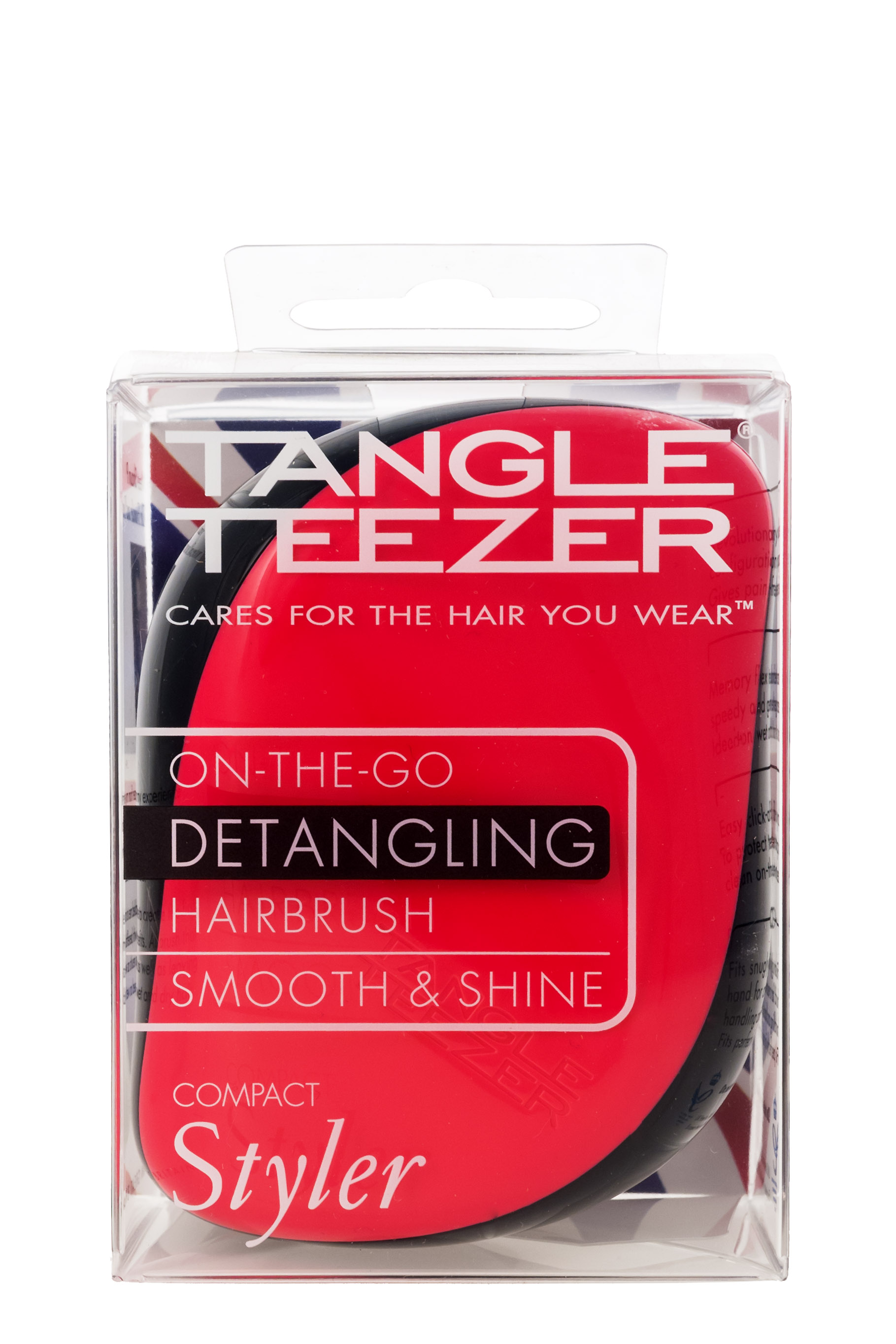 Тангл Тизер Расческа Тангл Тизер Компакт Стайлер Пинк Сизл (Tangle Teezer, Compact Styler) фото 1
