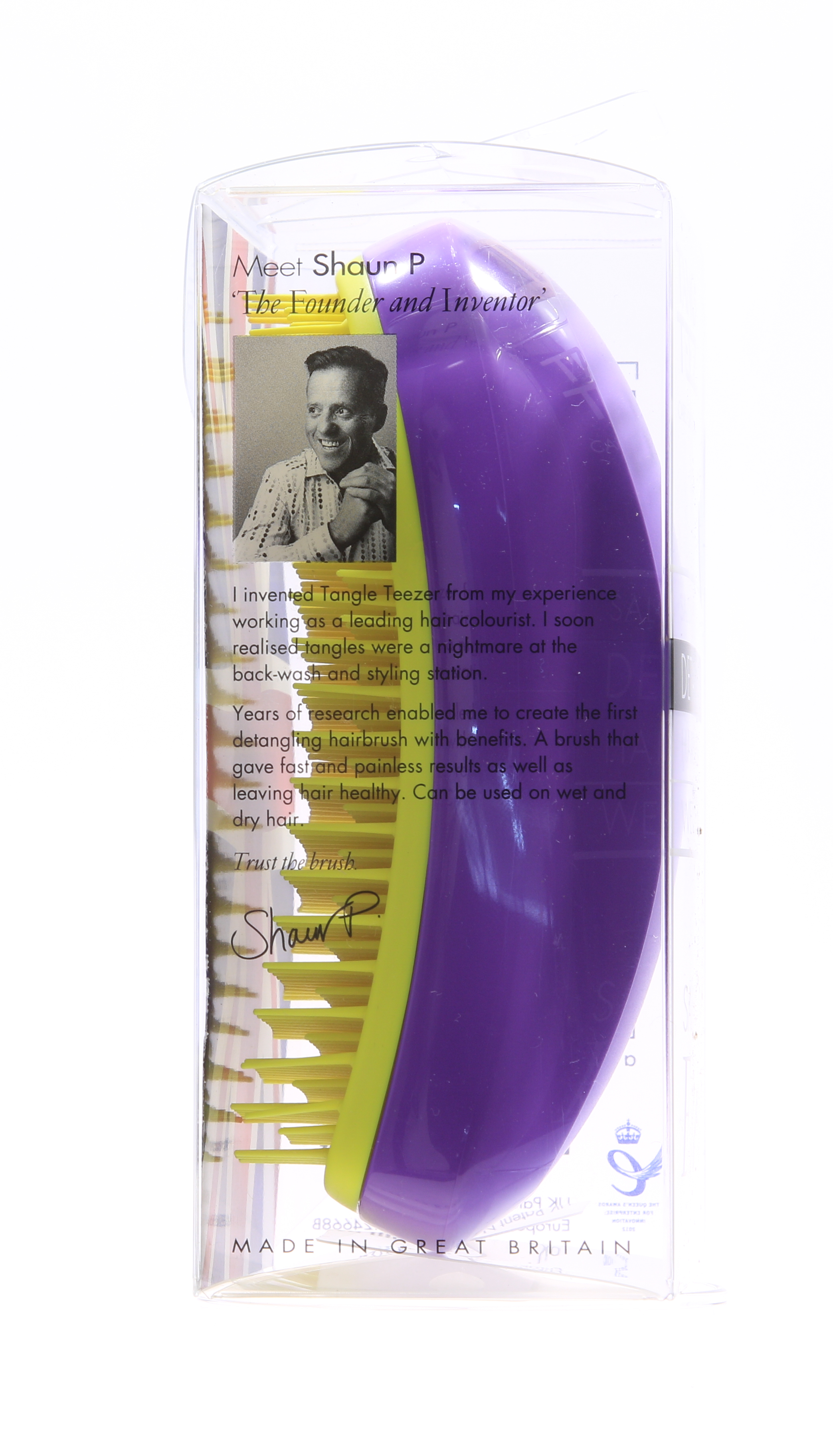  Расческа Purple&Yellow сиреневый/желтый (Закрытые бренды, Salon Elite) фото 0