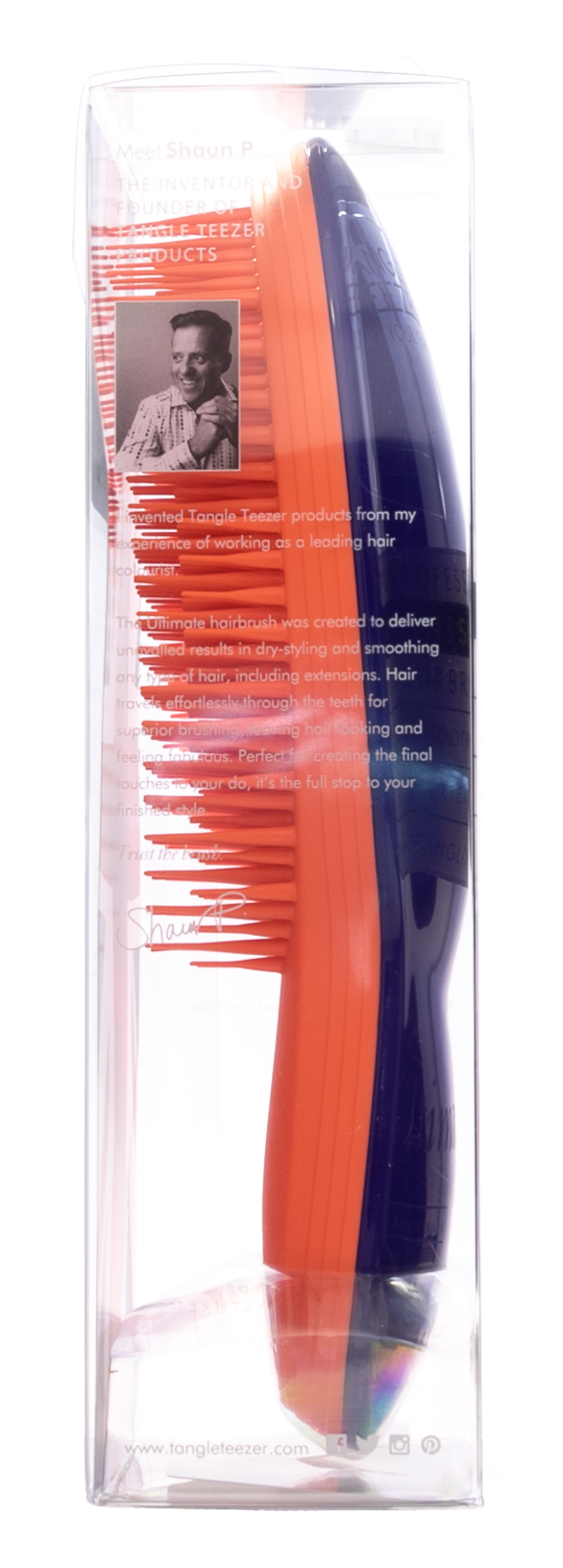 Тангл Тизер Расческа Tangle Teezer The Ultimate Violet Scream фиолетовый 1 шт (Tangle Teezer, The Ultimate) фото 3